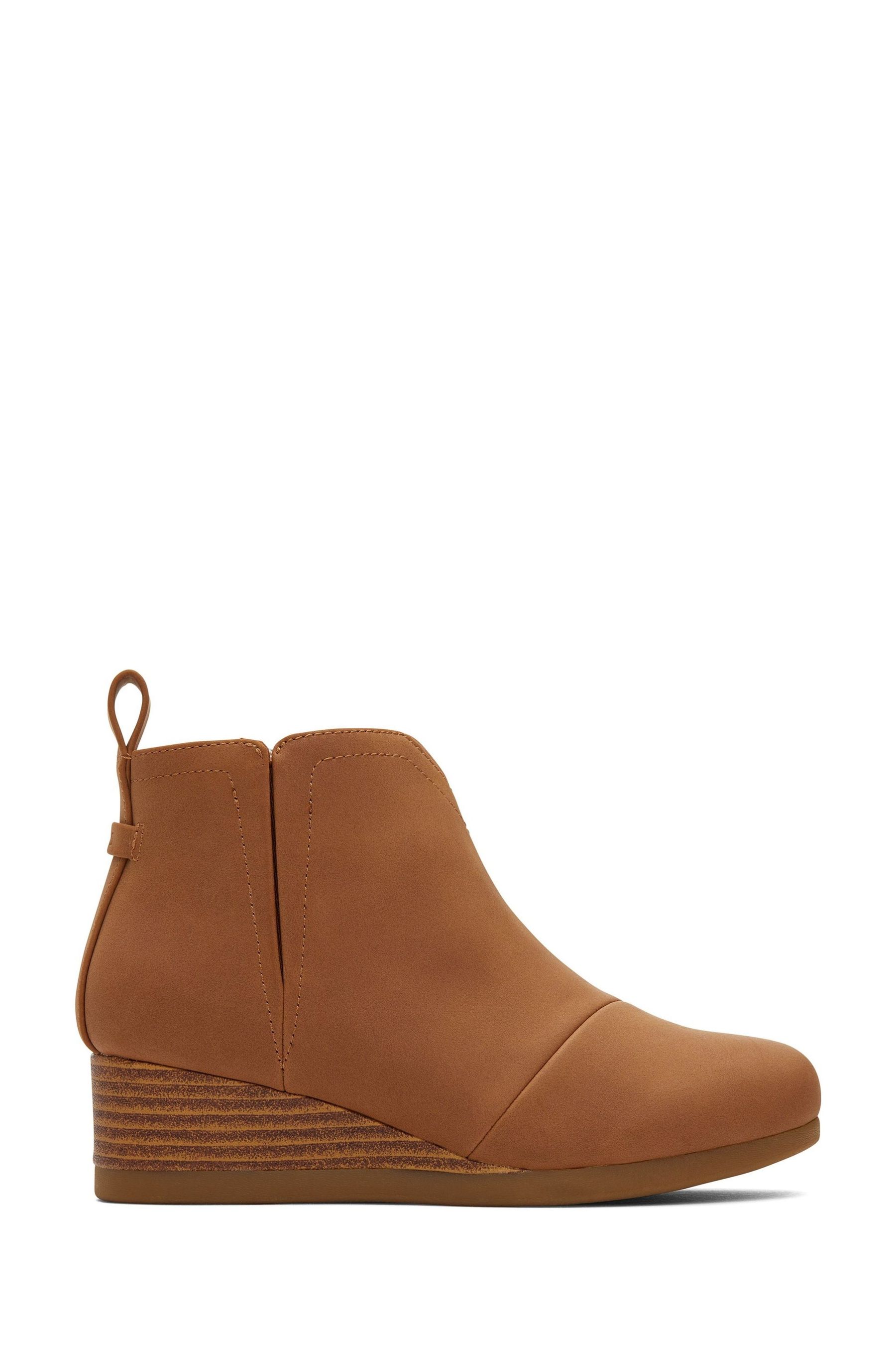 Toms lace up wedge hot sale booties