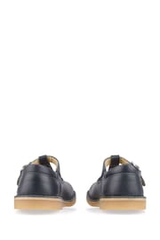 Start-Rite Lottie Navy Leather Classic T-Bar Shoes F Fit - Image 5 of 7