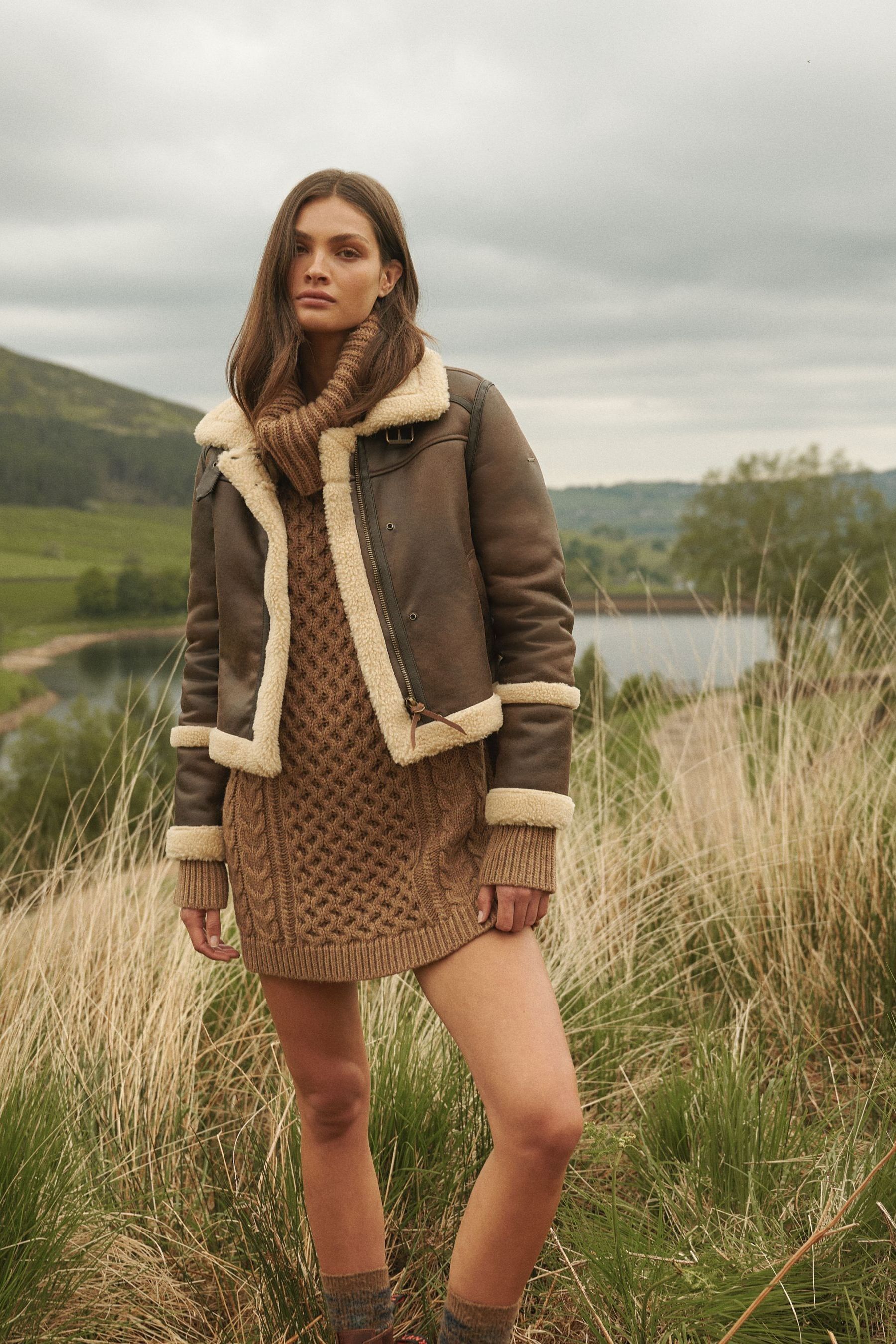 Superdry shearling jacket online