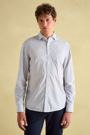 Joules Blue Check Cotton Shirt - Image 1 of 7