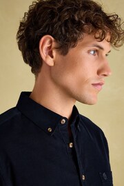 Joules Miller Navy Corduroy Shirt - Image 7 of 9