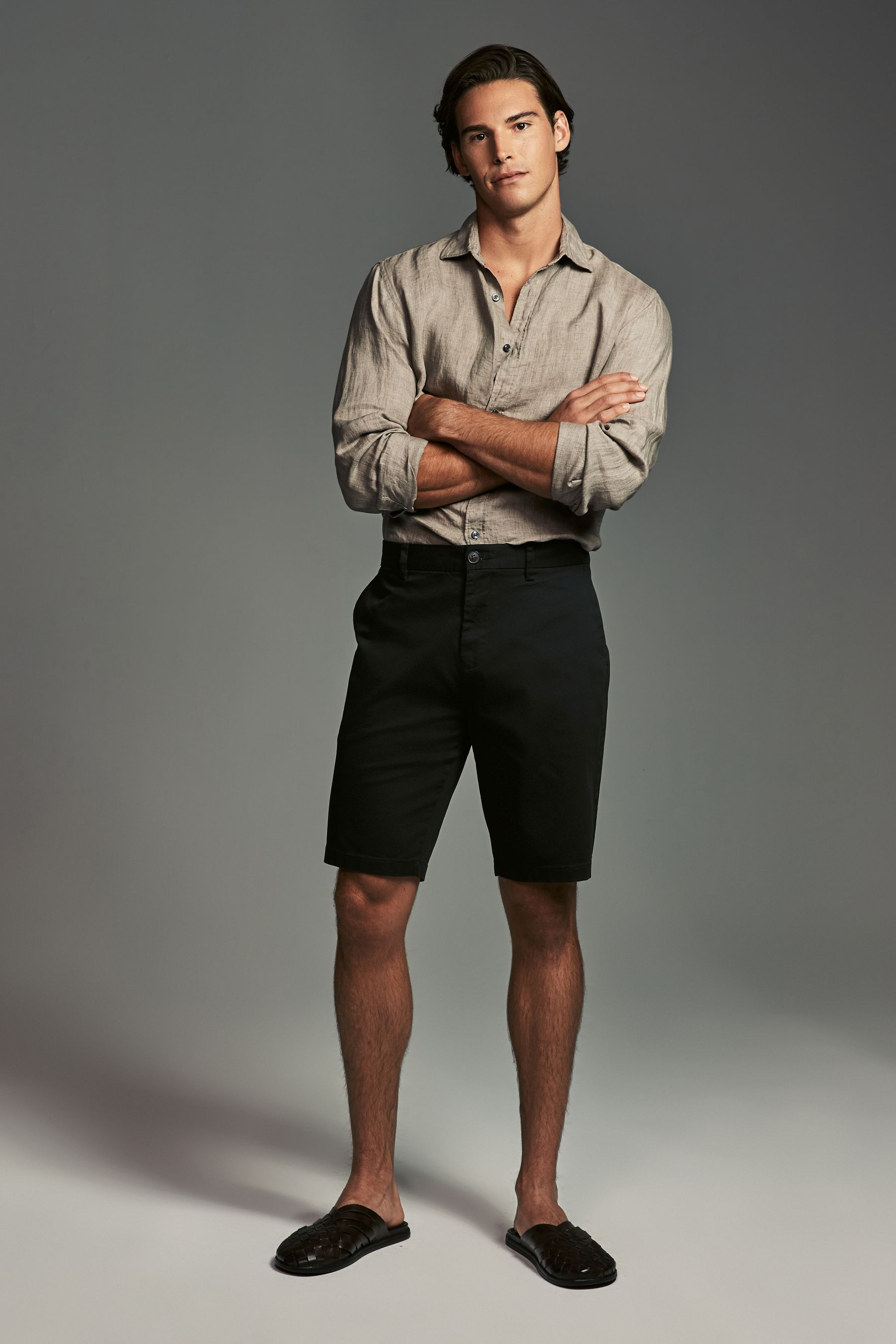 Next slim fit shorts store