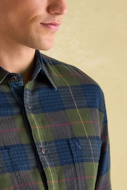 Joules Buchanan Green Soft Brushed Cotton Check Shirt - Image 1 of 8