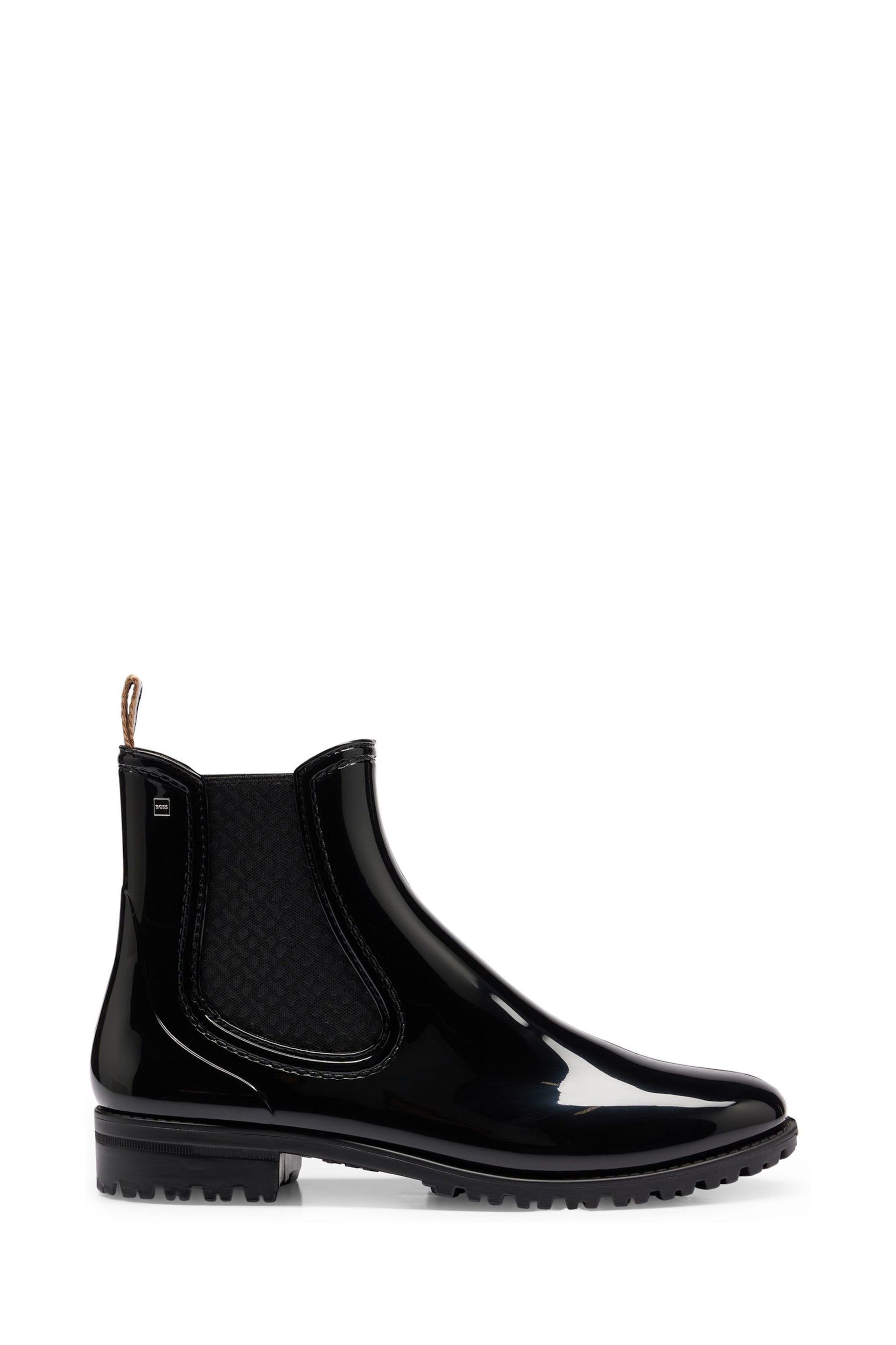BOSS Black Chelsea Short Wellington Boots - Image 1 of 4
