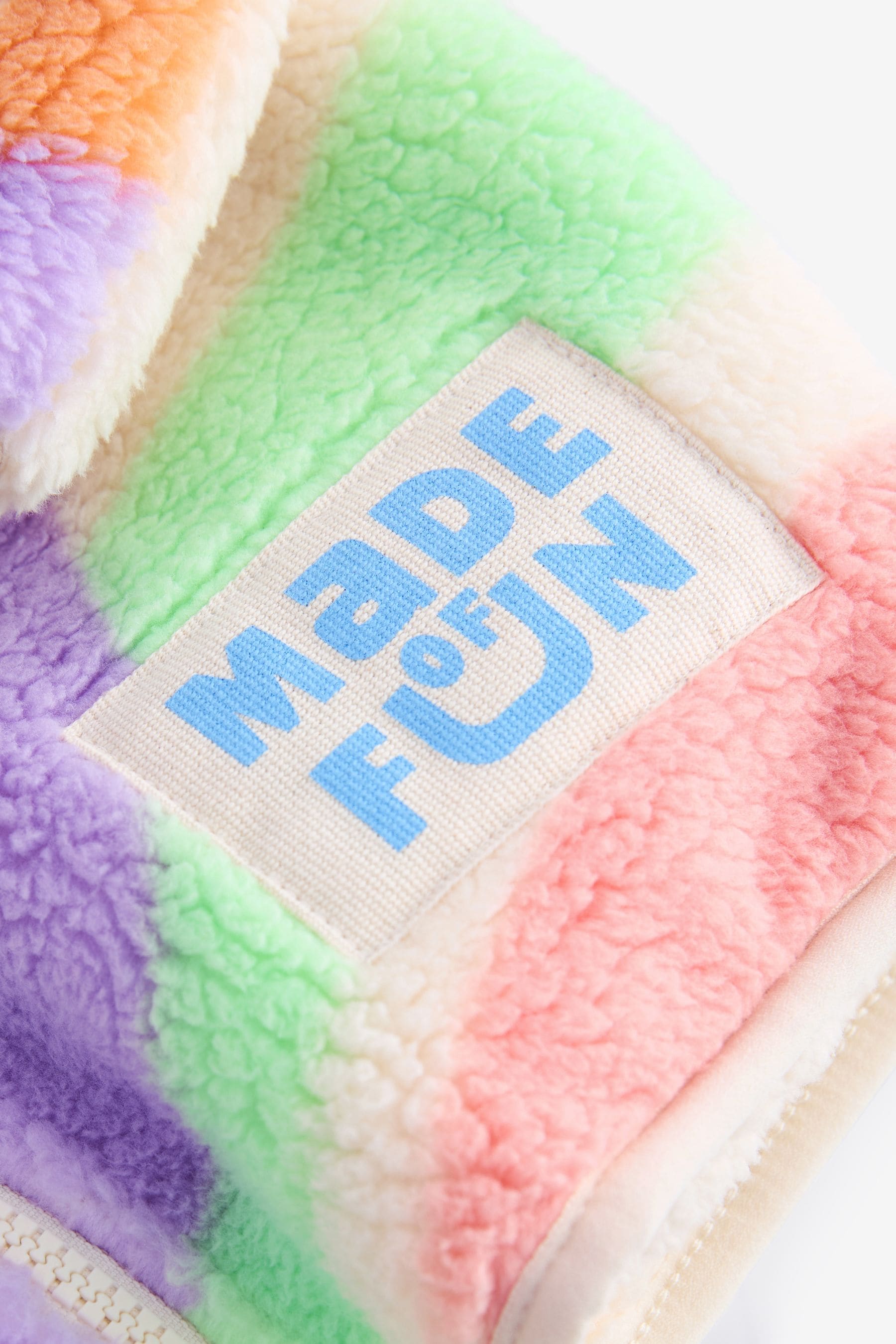 Rainbow teddy bear jacket store