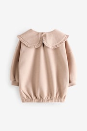 Pink Glitter Collar Sweatshirt (3mths-7yrs) - Image 6 of 8