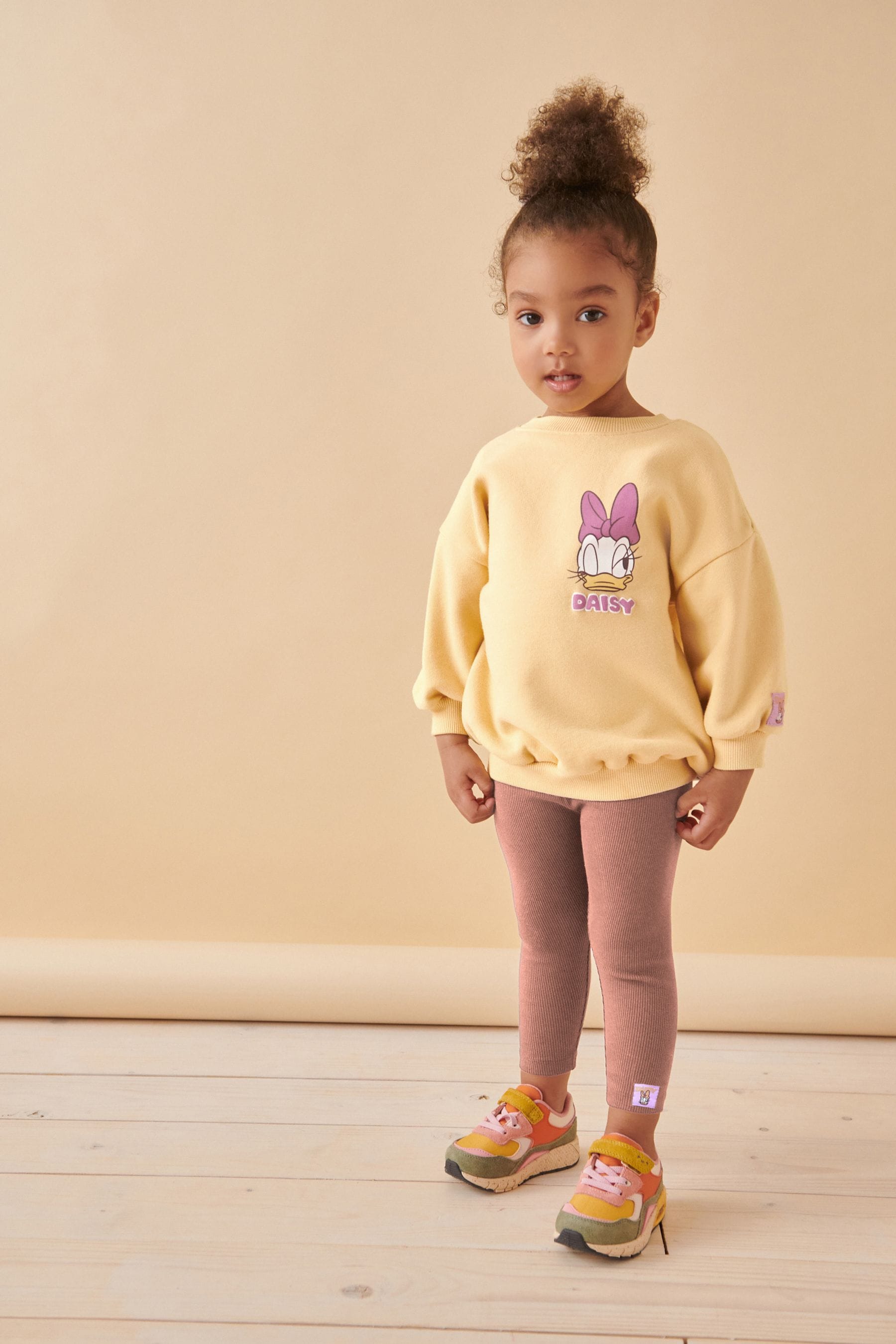 Buy Yellow Daisy Duck Sweatshirt Leggings Set 3mths 7yrs from Next Luxembourg