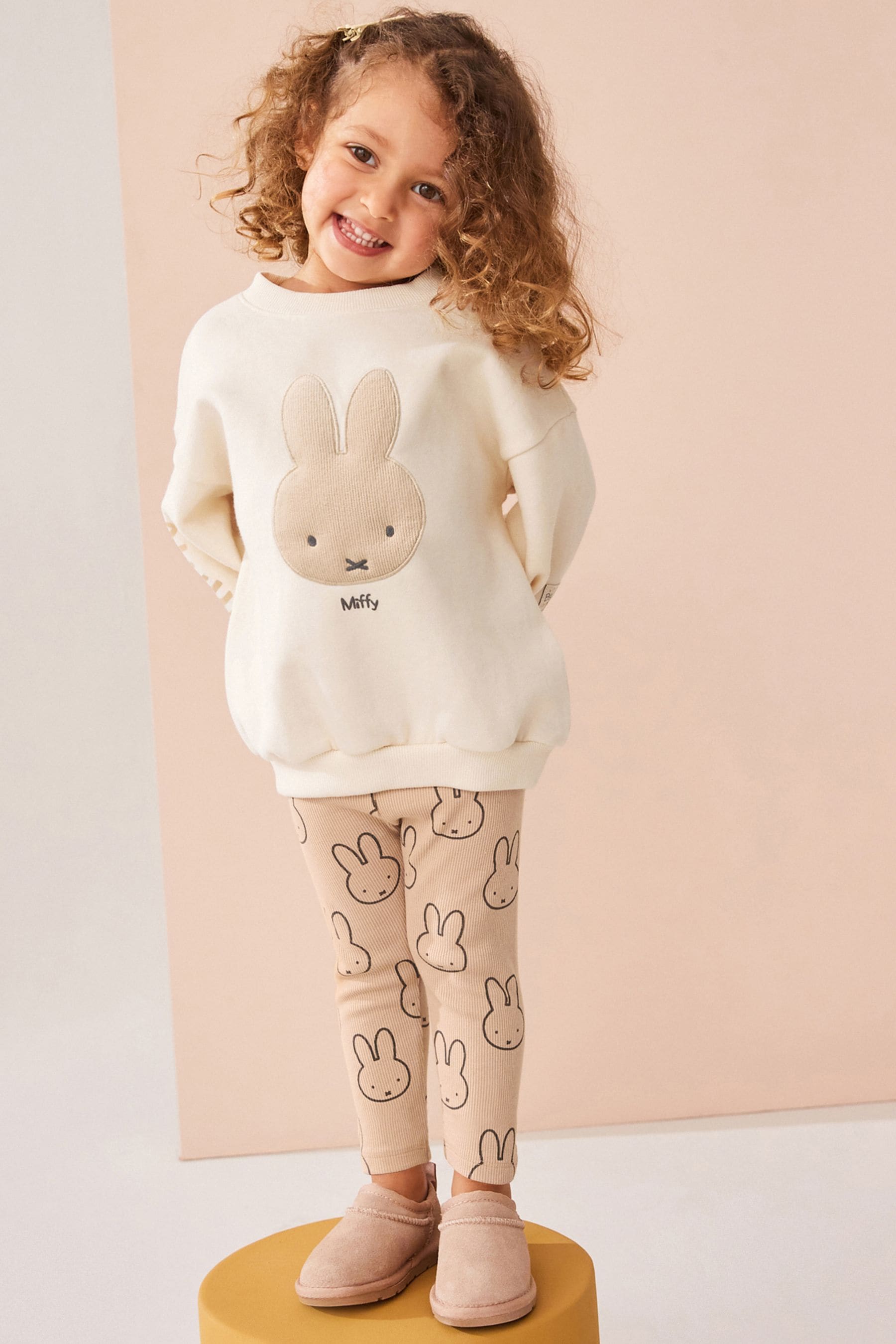 NEXT Neutral Miffy Sweatshirt Leggings Set 3mths 7yrs 4 5 Yrs Girls