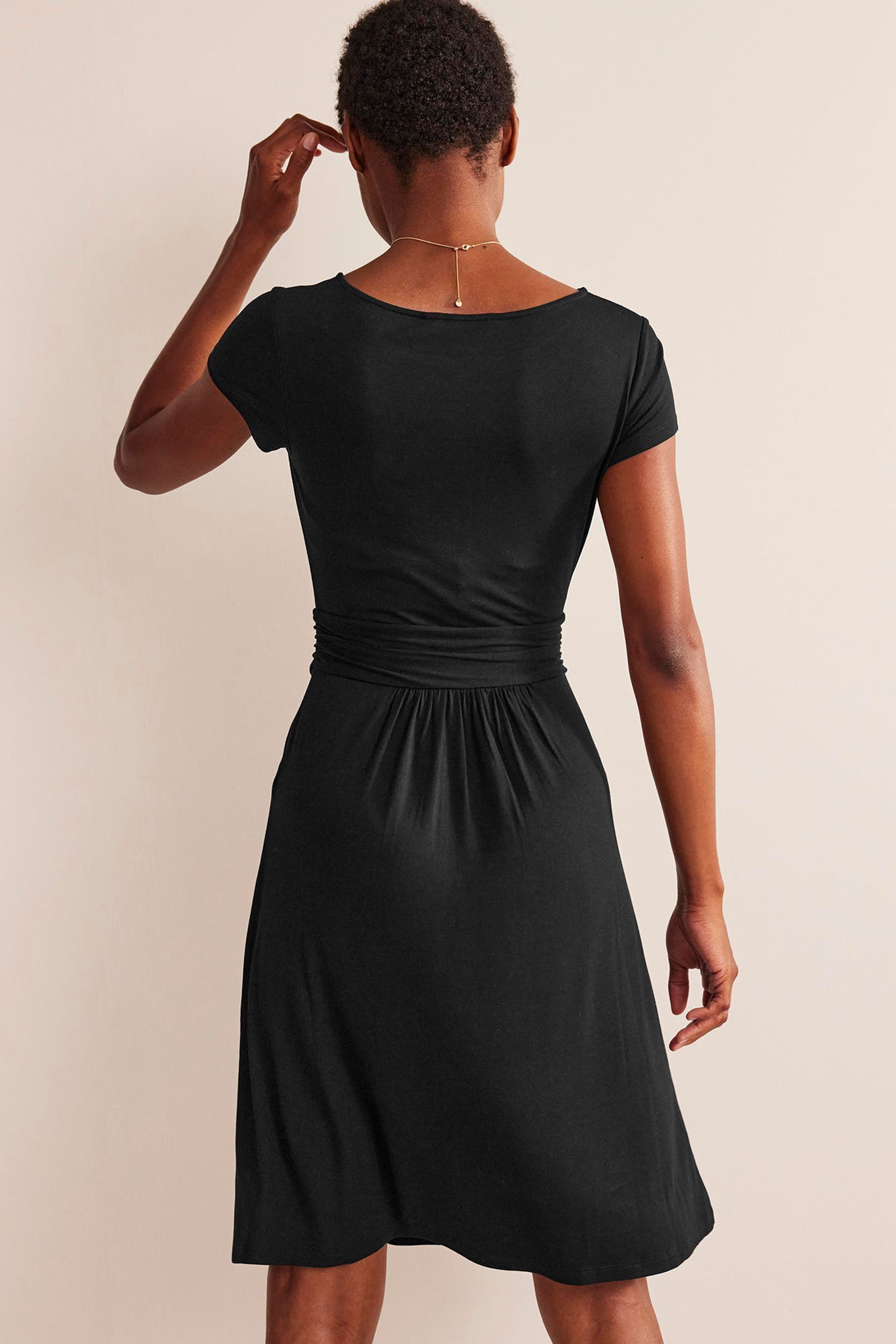 Buy Boden Black Ground Amelie Jersey Dress from Next Luxembourg