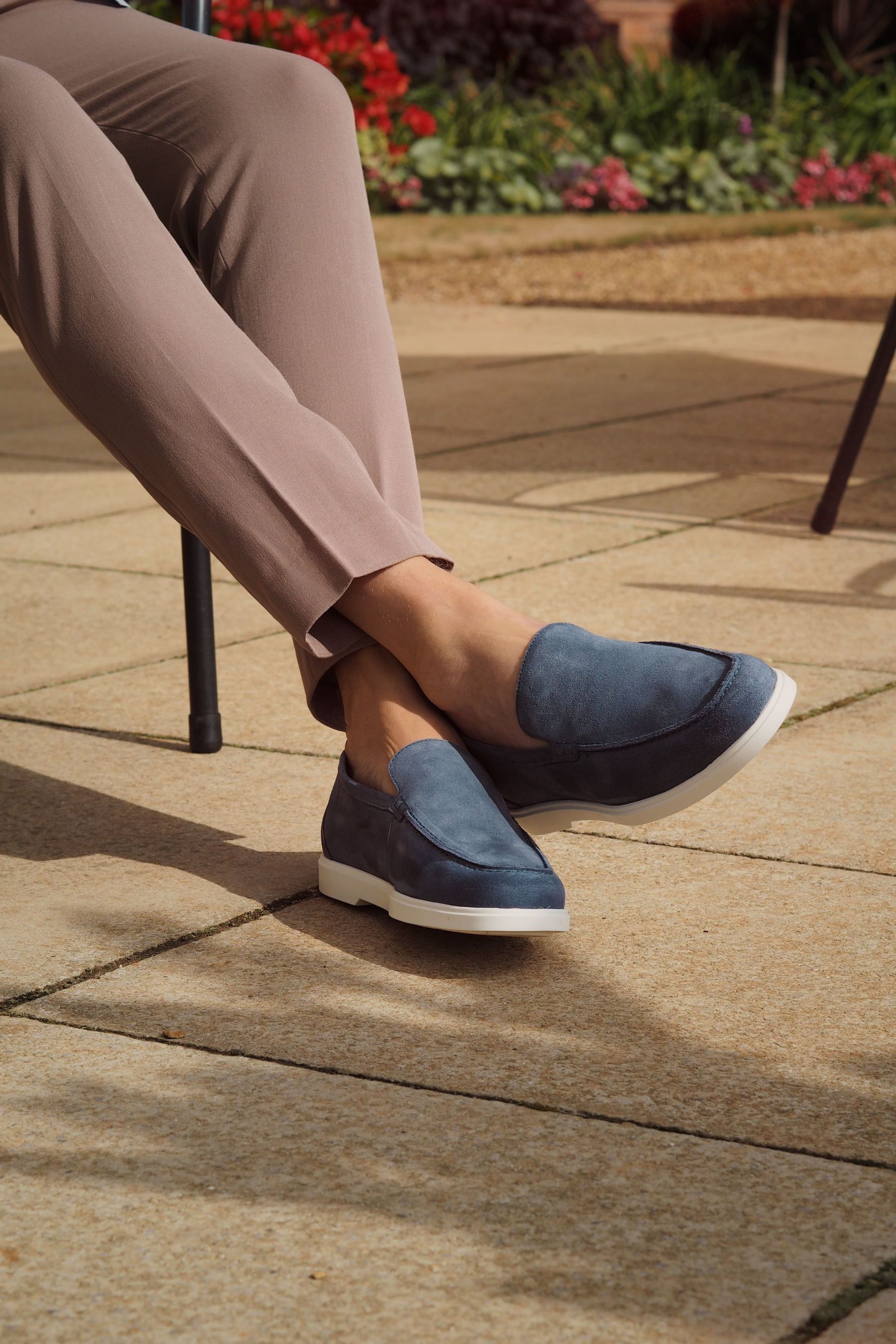Loake loafers suede shop