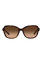 COACH Brown 0HC8349U Sunglasses - Image 1 of 14