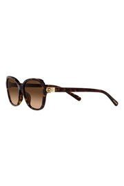 COACH Brown 0HC8349U Sunglasses - Image 10 of 14