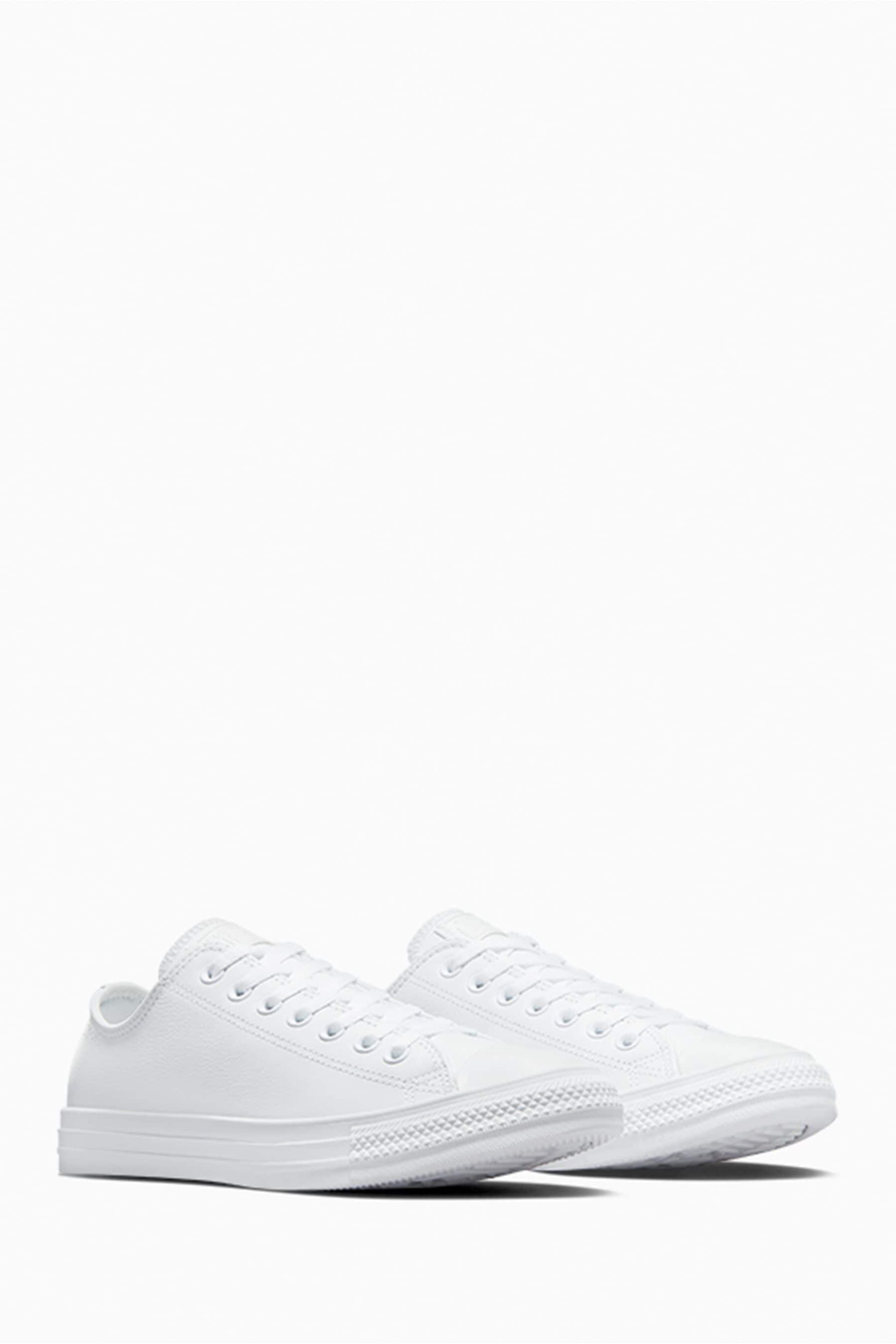Converse White Chuck Taylor All Stars Leather Ox Trainers