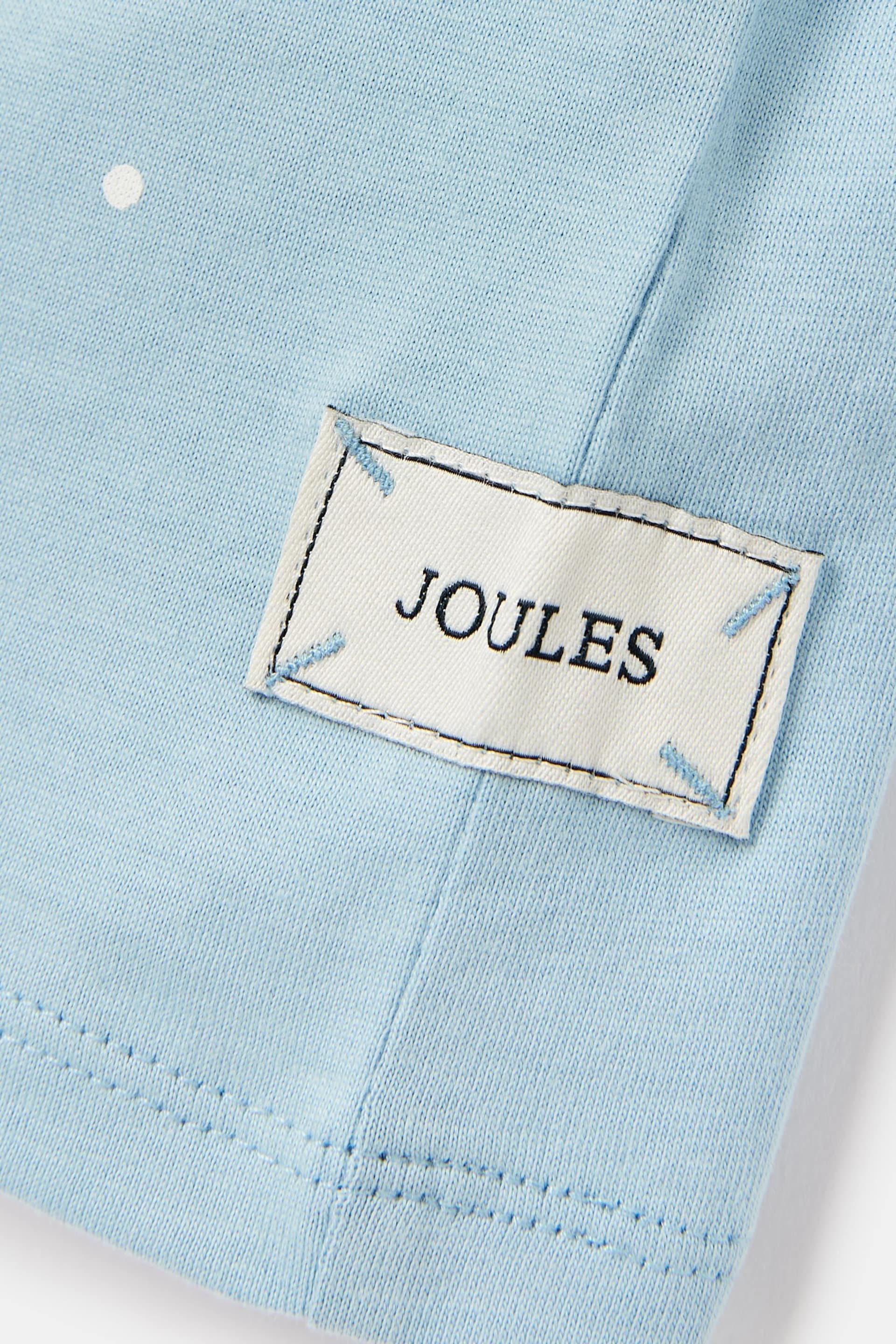 Joules Astra Blue Llama Short Sleeve Artwork T-Shirt - Image 5 of 5