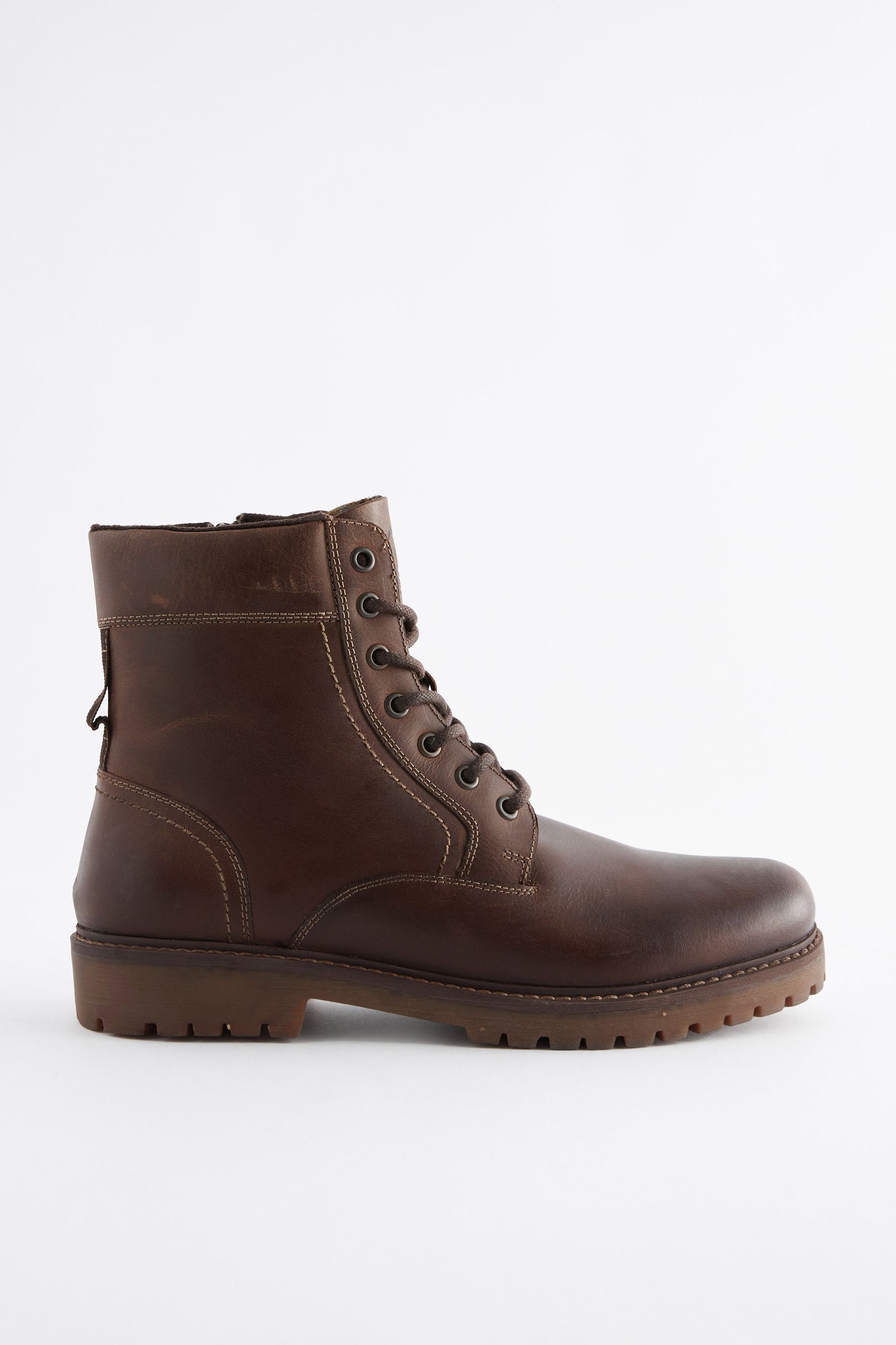 Buy Brown Leather Work Boots from the Next UK online shop