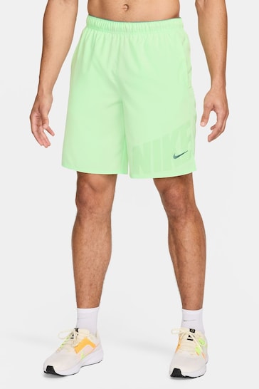 Nike Light Green Dri-FIT Challenger 9 Inch Unlined Running Shorts