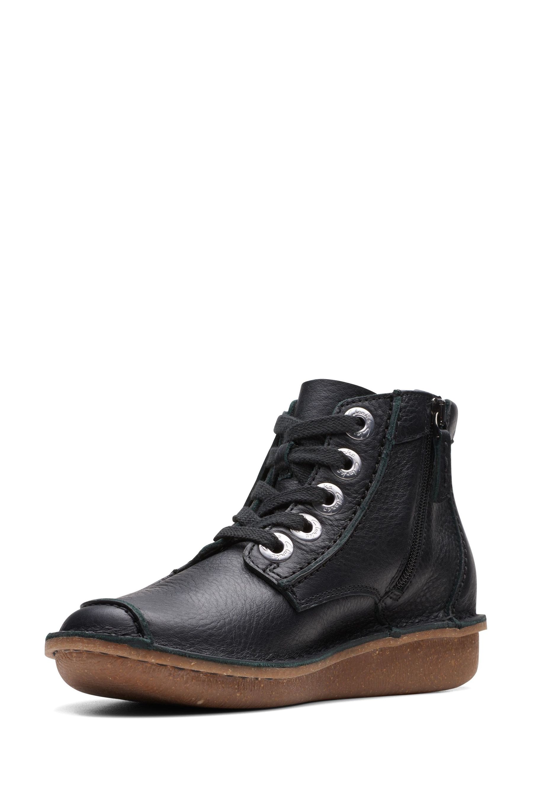 Buy Clarks Black Clarks Leather Funny Cedar Boots from the Next UK