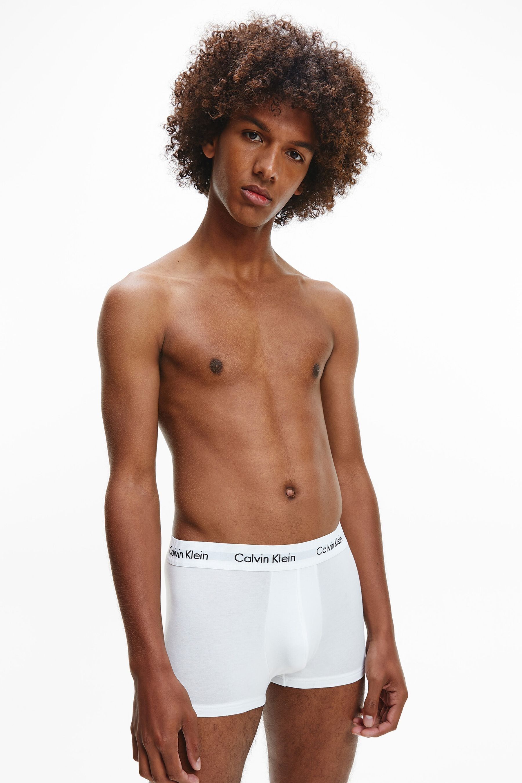 Buy Calvin Klein Multi Cotton Stretch Low Rise Trunks 3 Pack from Next Luxembourg