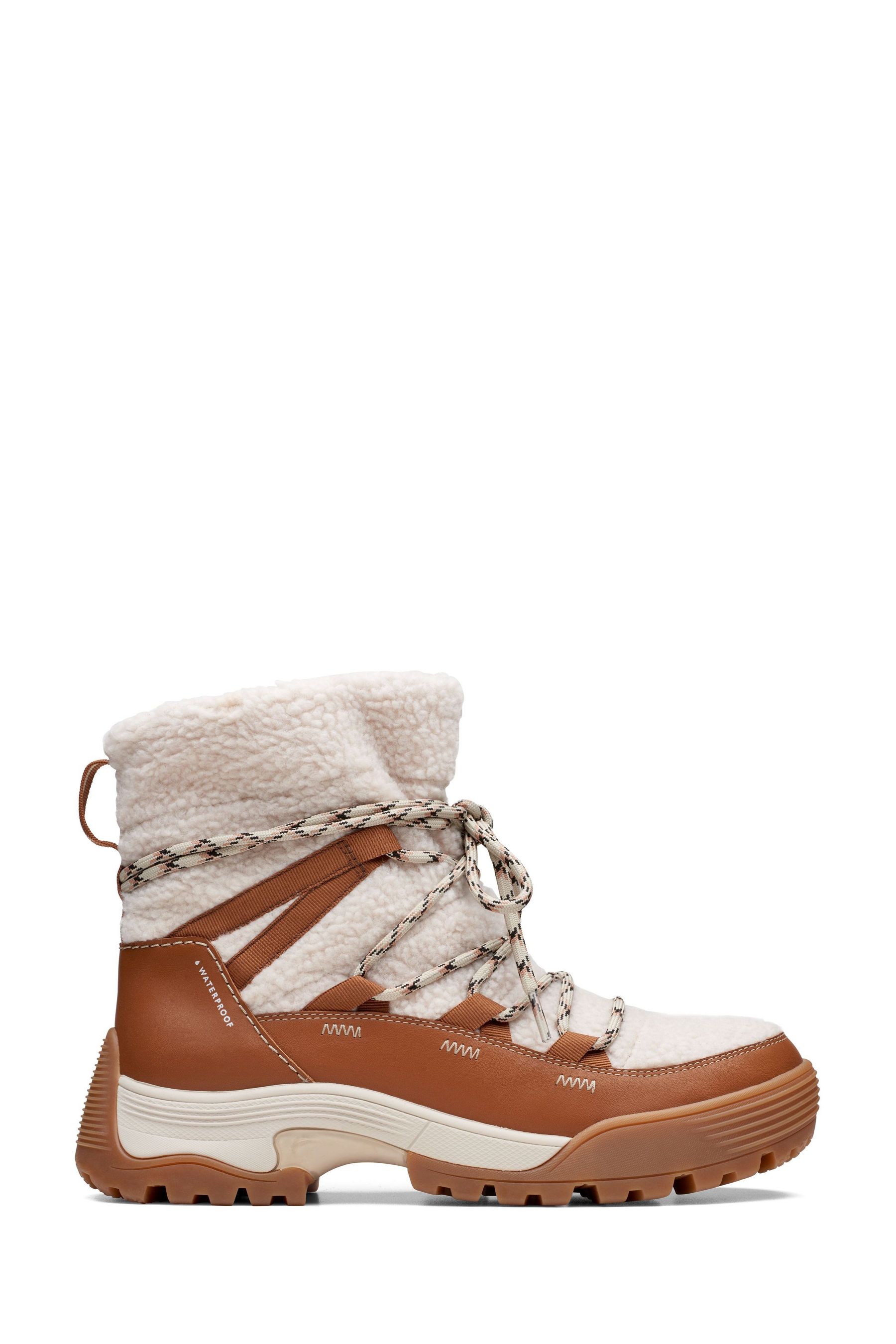 Clarks shearling boots sales