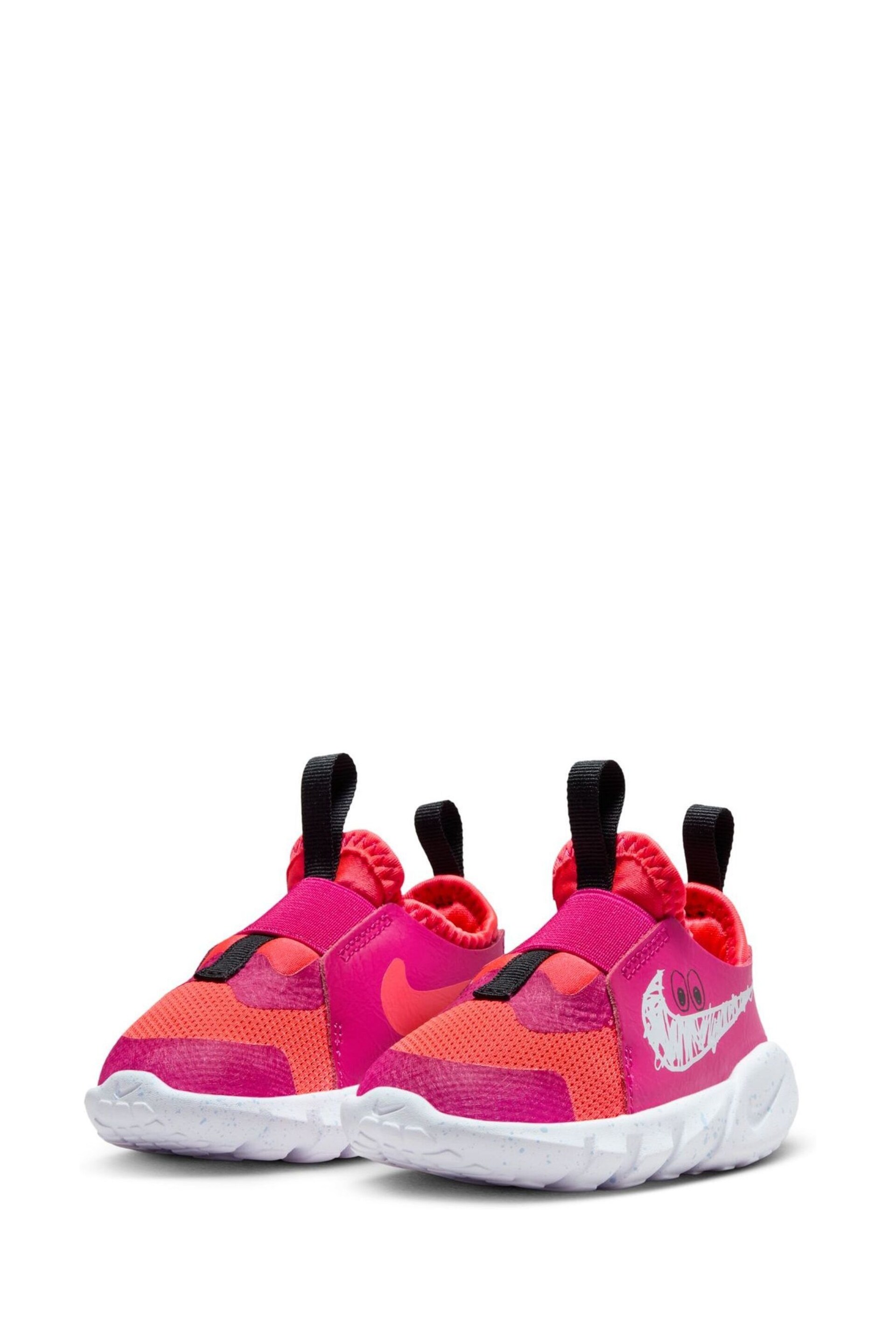 Nike Crimson Pink Flex Runner 2 Infant Trainers - Image 6 of 11