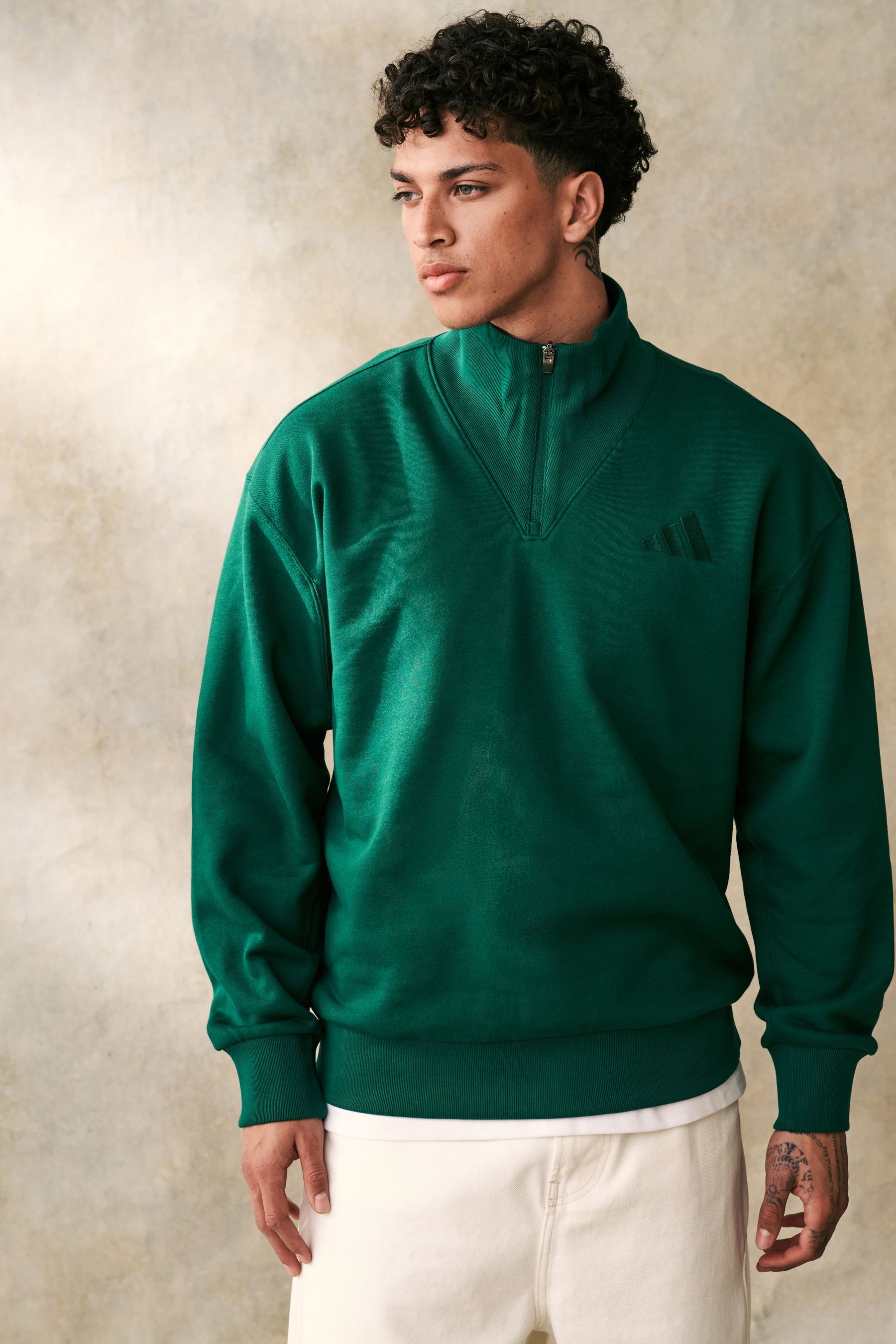 Buy adidas Green All SZN 1 4Z Sweatshirt from Next Canada
