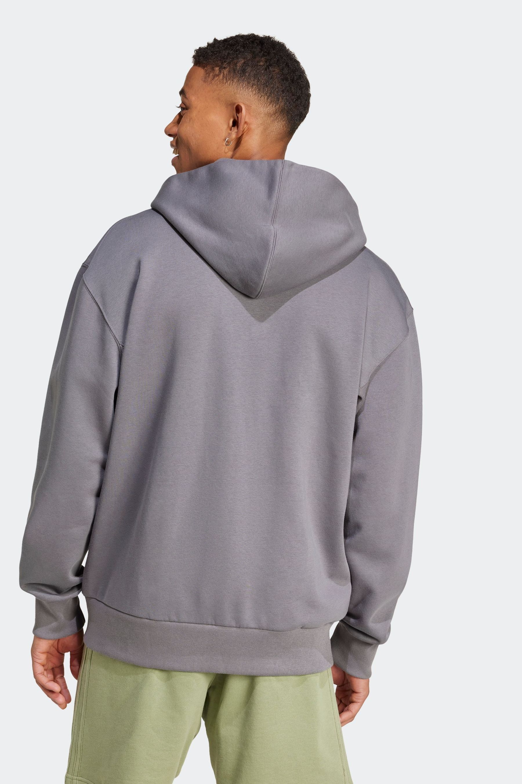 Buy adidas Grey All Season Fleece Zip Up Hoodie from Next Luxembourg