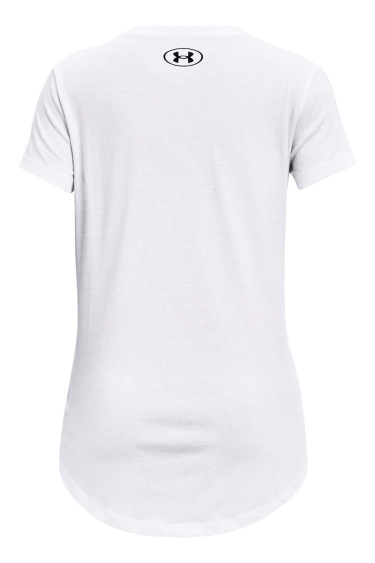 Under Armour White Sportstyle Logo Short Sleeve T-Shirt - Image 2 of 2