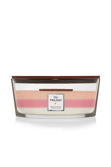 Woodwick Ellipse Scented Candle with Crackle Wick Blooming Orchard