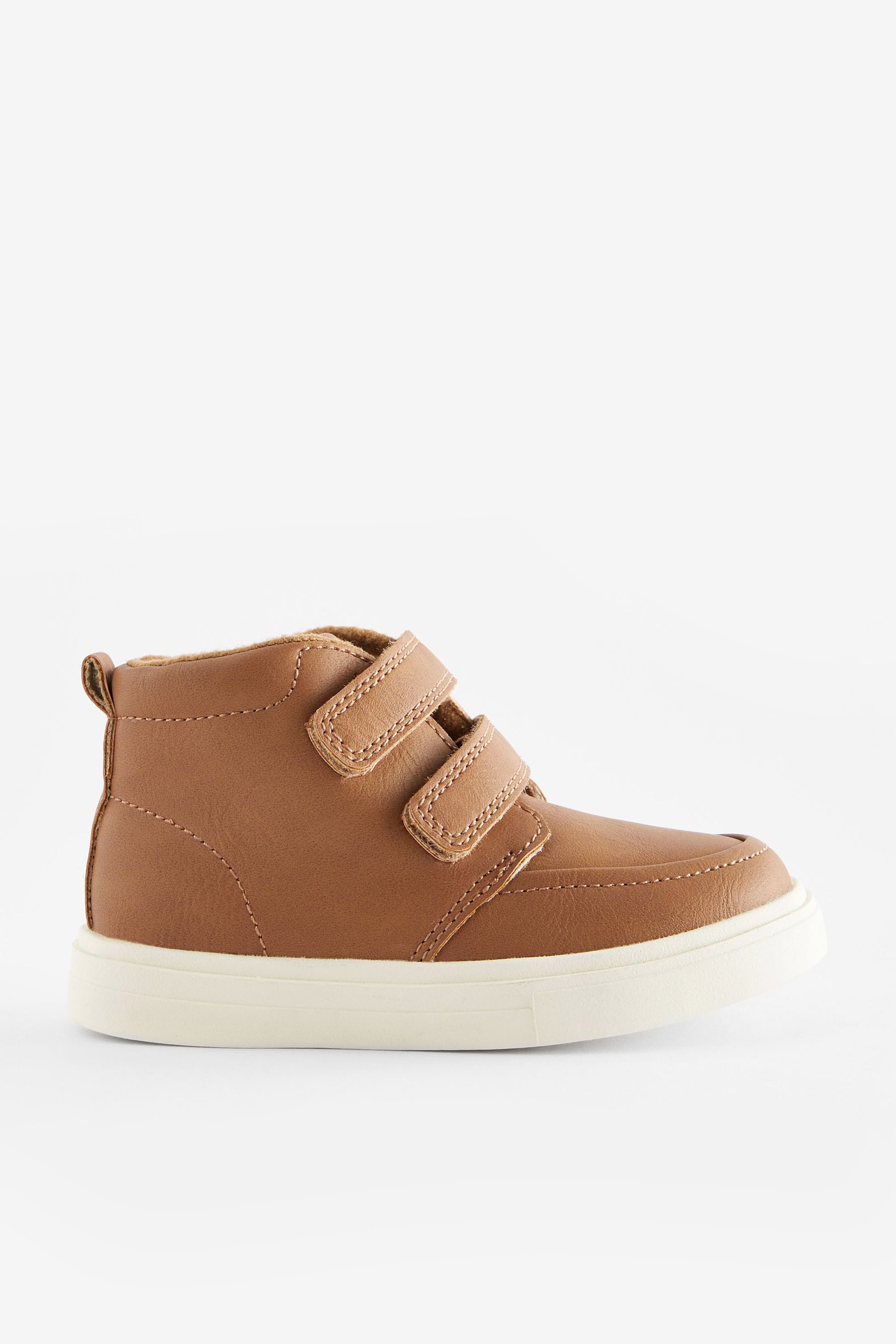 Brown boots white sole cheap