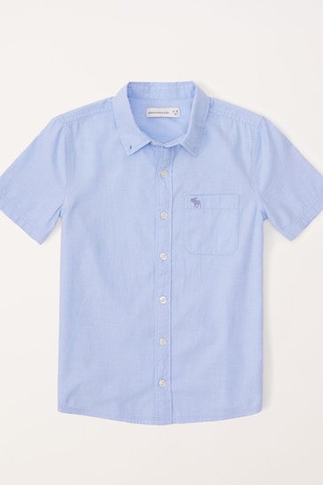 Abercrombie & Fitch Blue Printed Shirt