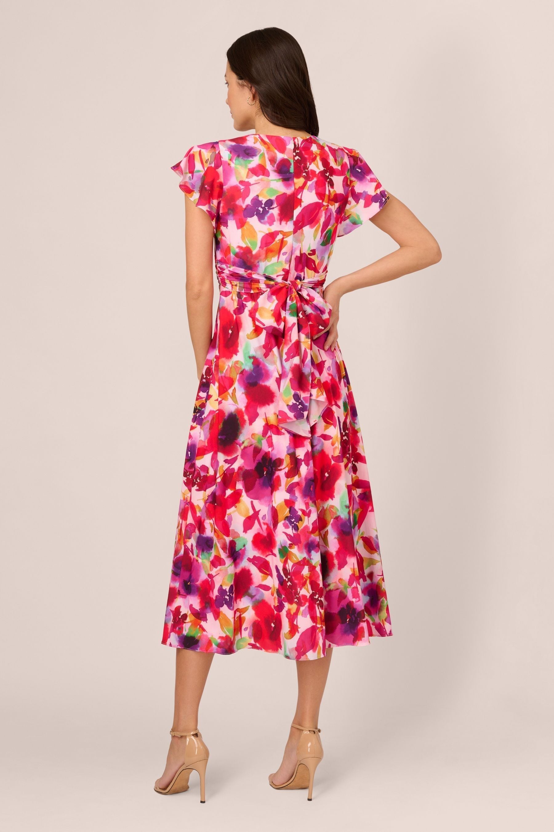 Short sleeve ankle best sale length dress