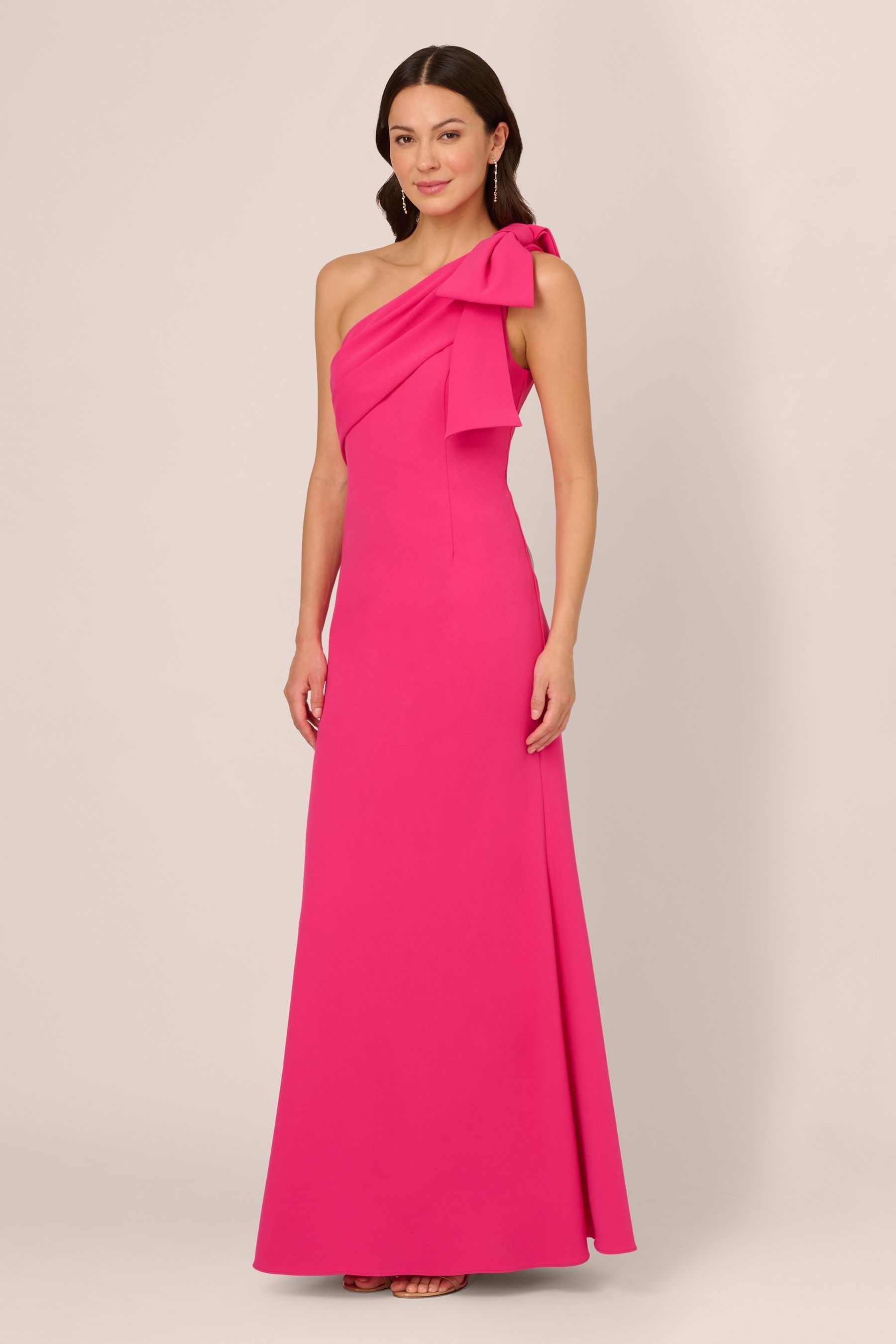 Adrianna papell peach dress store