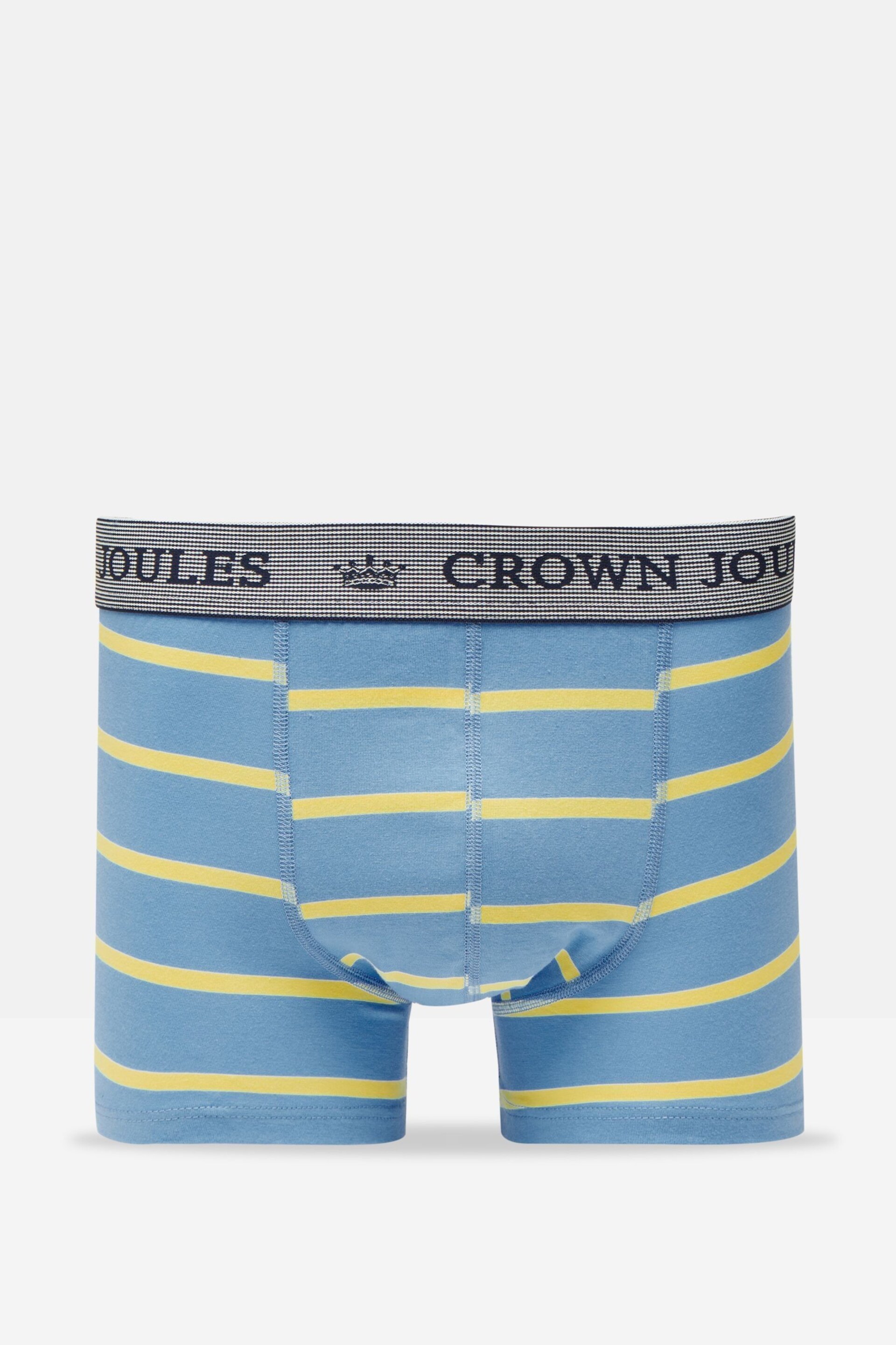 Joules Crown Joules Blue Sail Cotton Boxer Briefs (2 Pack) - Image 3 of 4