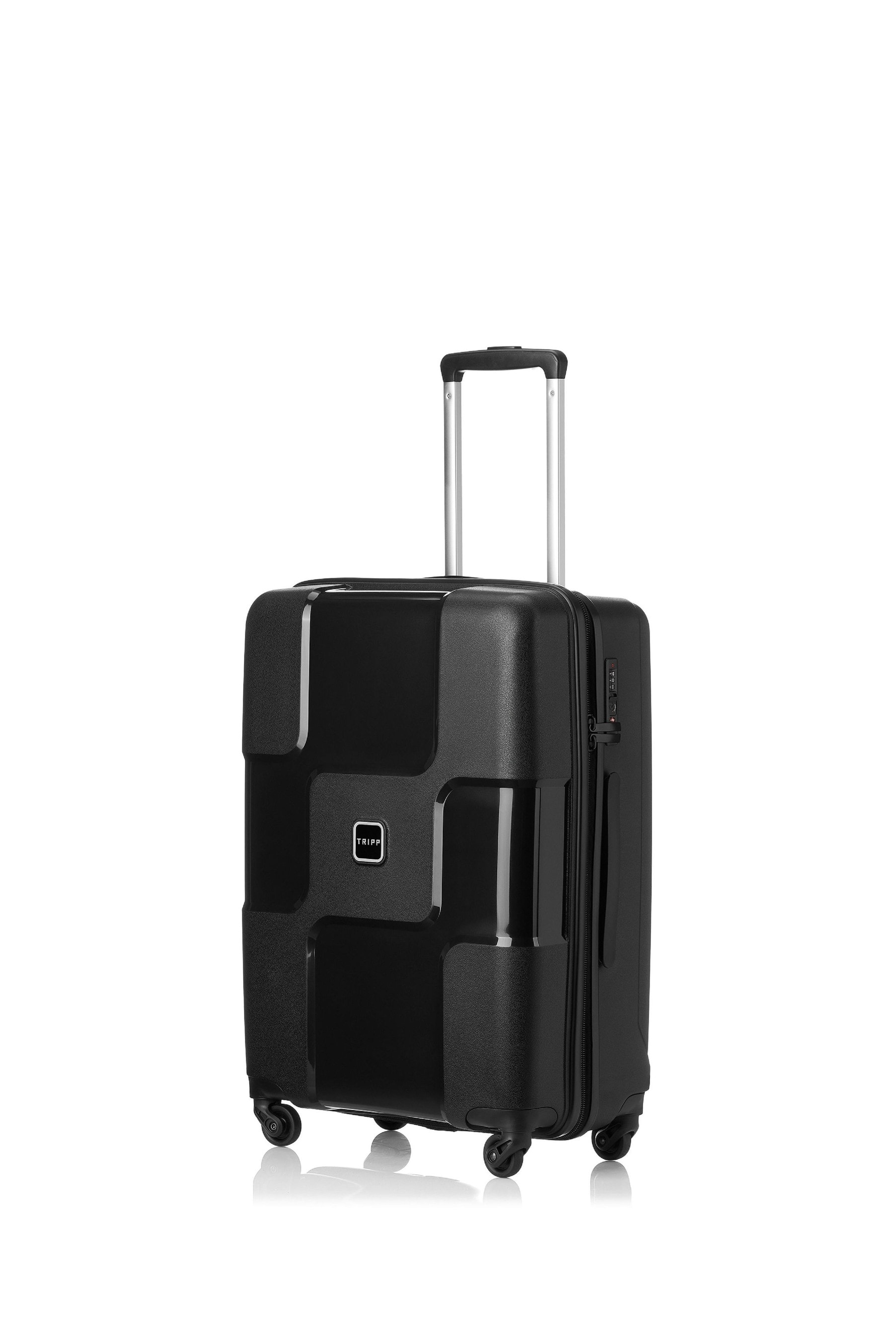 Tripp top black suitcase