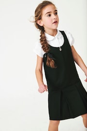 Black Regular Fit Zip Front School Pinafore (3-14yrs) - Image 4 of 8