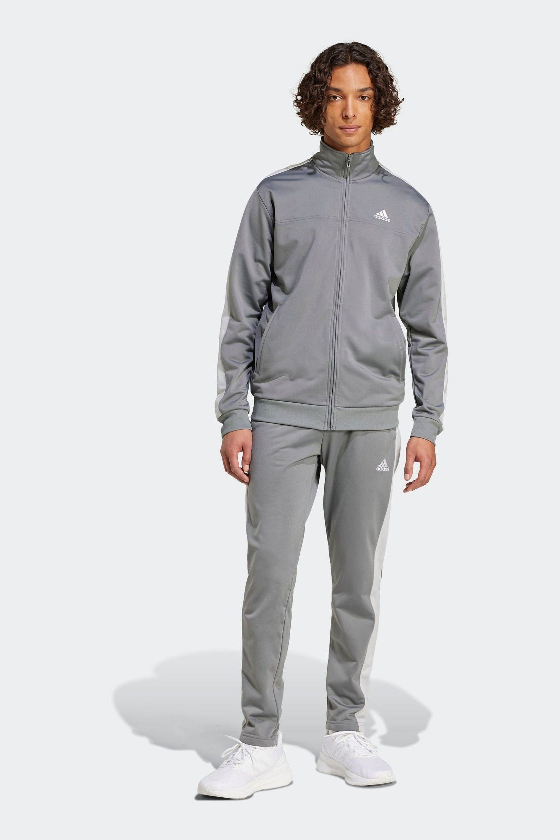 Womens adidas grey tracksuit cheap