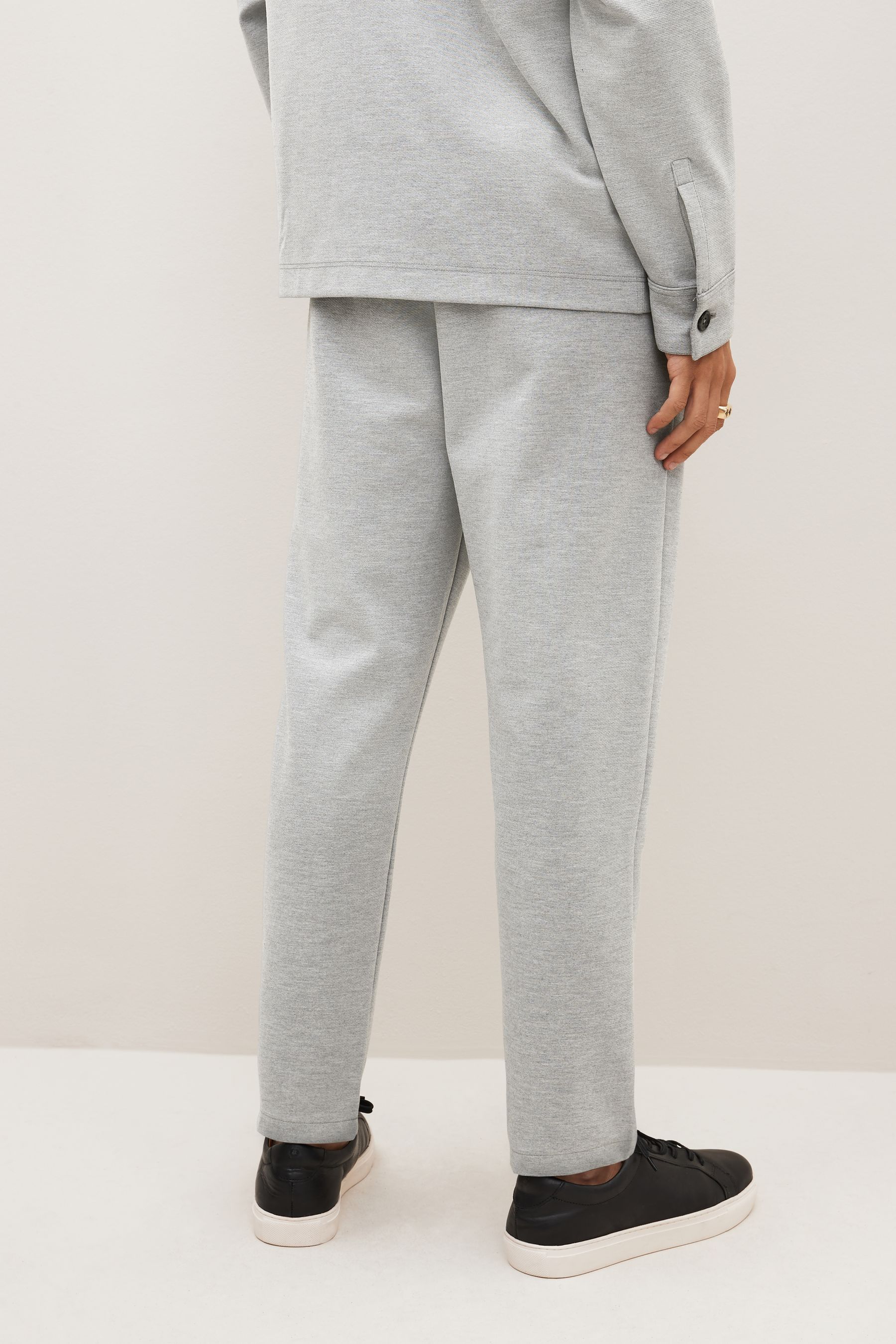 Grey smart joggers clearance