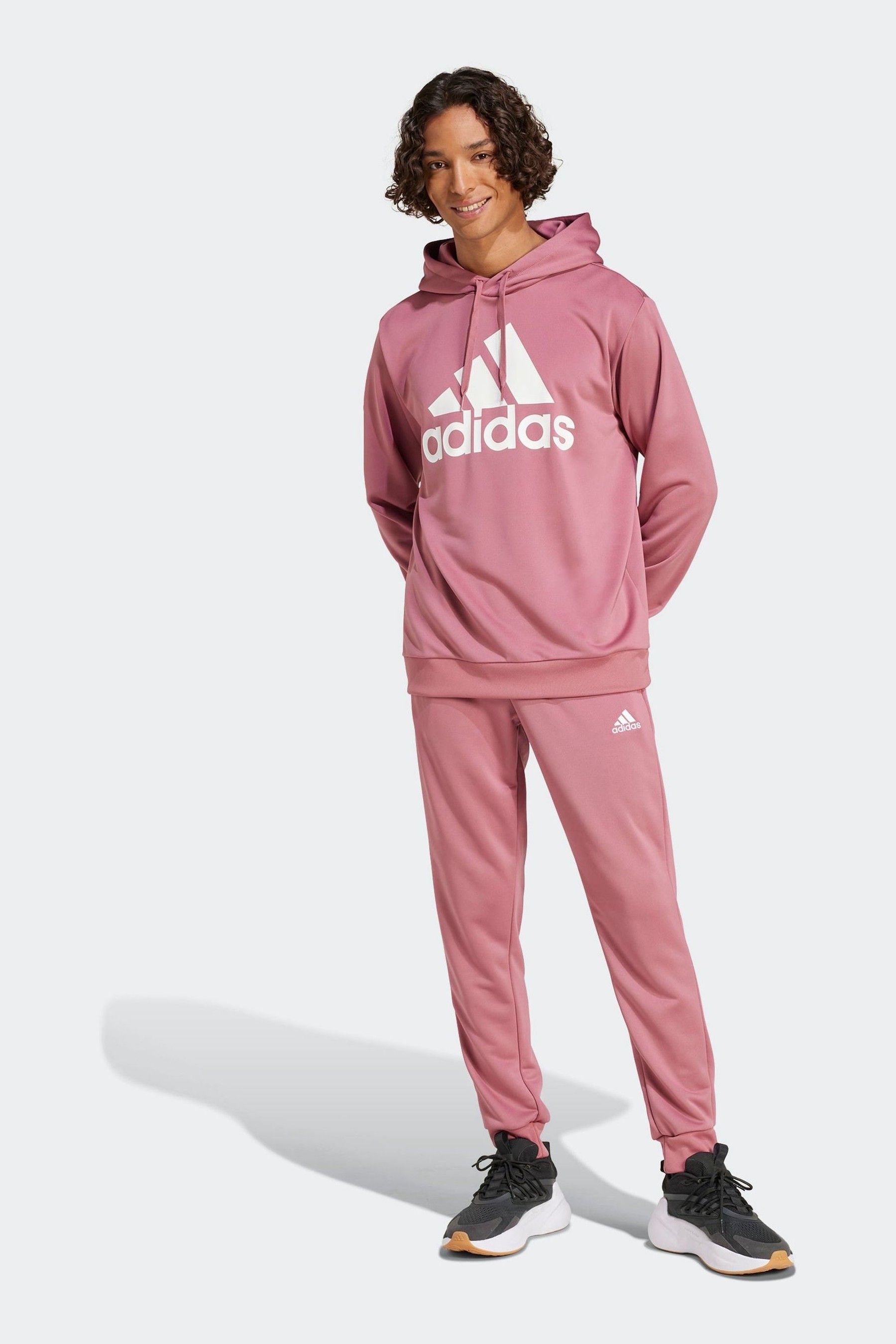 Buy adidas Red Sportswear French Terry Hooded Tracksuit from Next Luxembourg