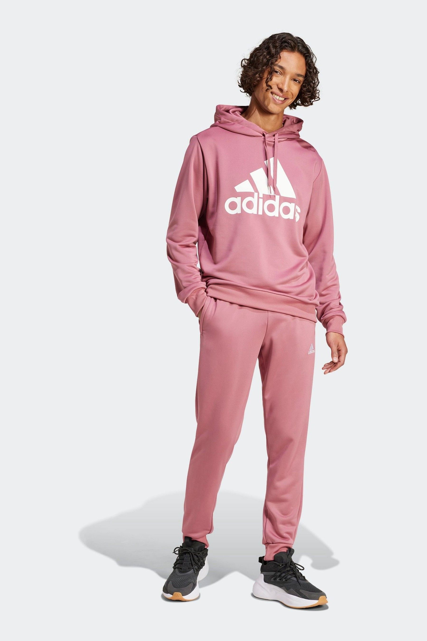 Buy adidas Red Sportswear French Terry Hooded Tracksuit from Next Luxembourg