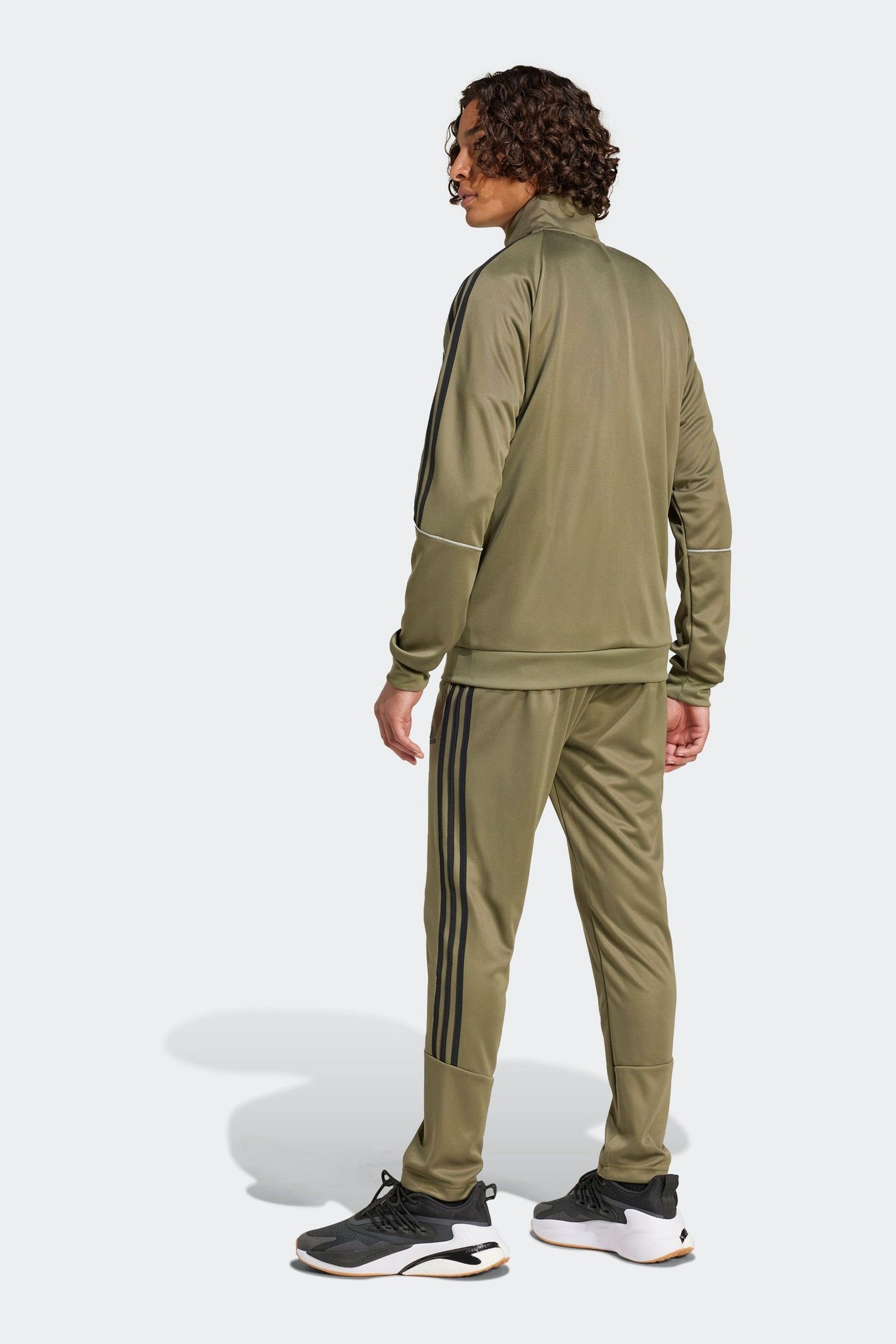 Buy adidas Green adidas Sportswear 3 Stripes Doubleknit Track Suit from the Next UK online shop
