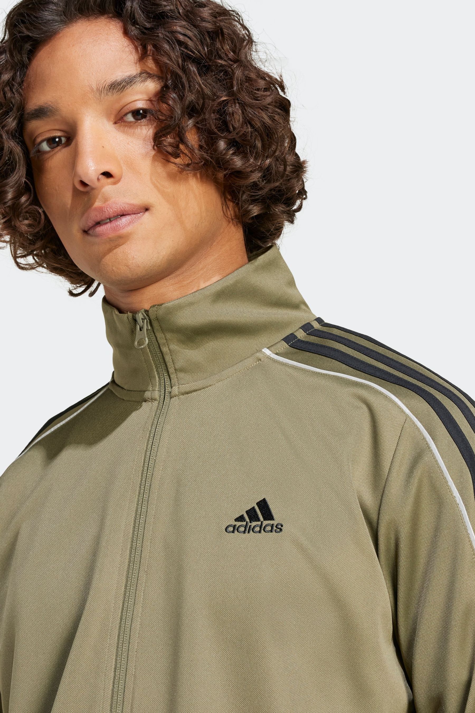 Buy adidas Green adidas Sportswear 3 Stripes Doubleknit Track Suit from Next Luxembourg