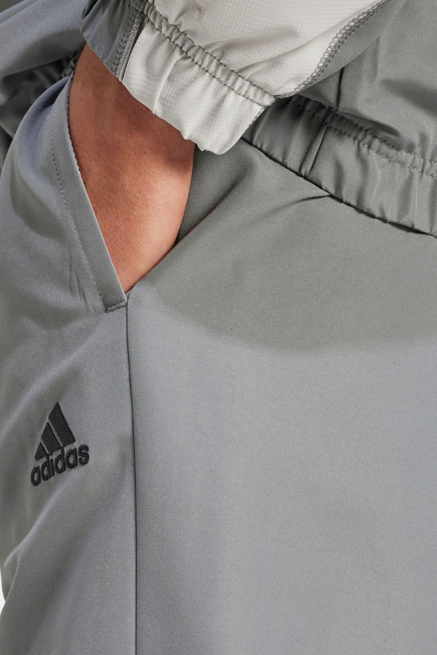 Silver adidas tracksuit discount