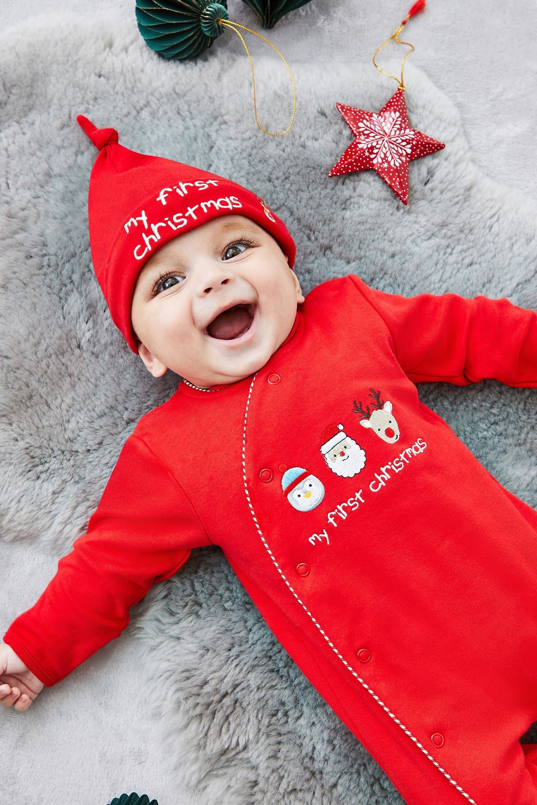 Christmas baby online outfits uk