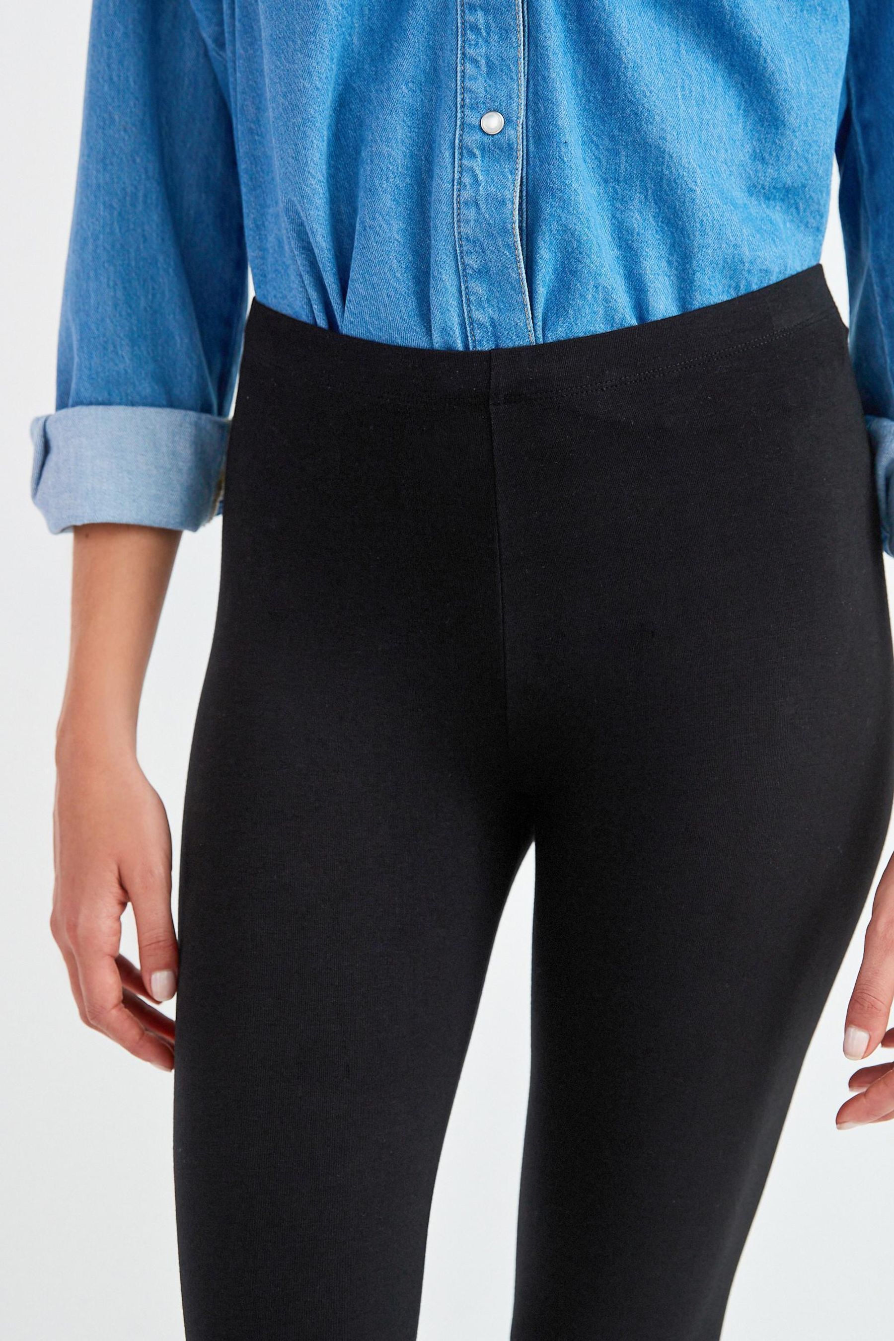 Buy Black Cropped Leggings from the Next UK online shop
