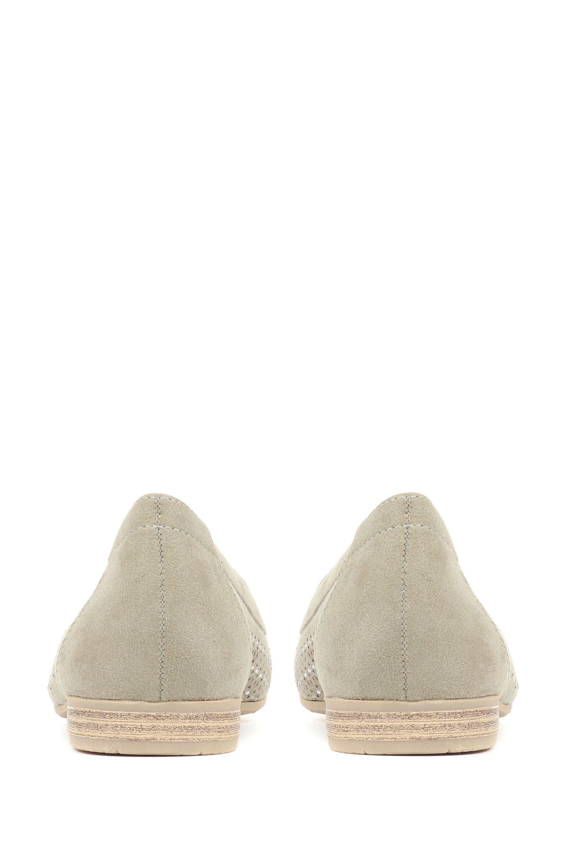 Pavers Natural Slip-On Embellished Loafers - Image 3 of 5
