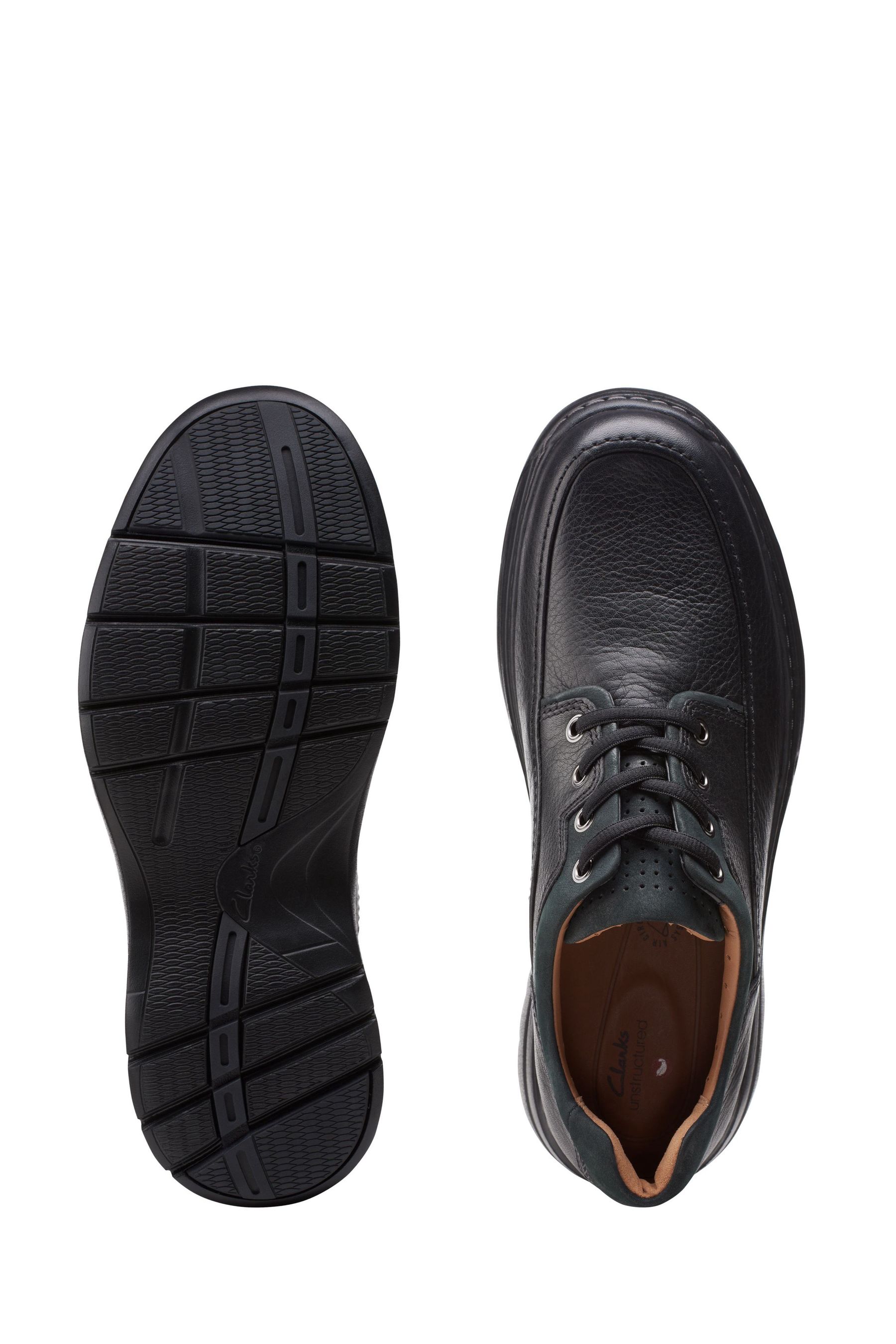 Buy Clarks Black Leather Brawley Lace Up Shoes from the Next UK