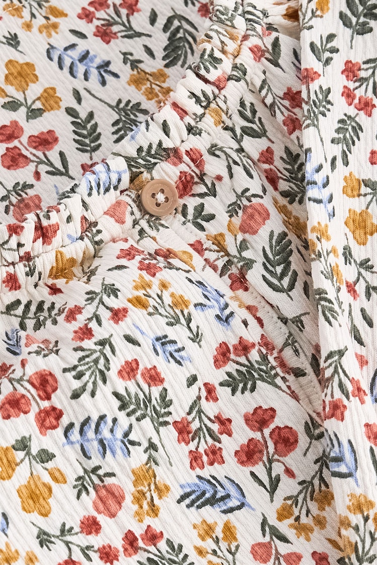 Orange Floral Blouse And Leggings Set (3mths-7yrs) - Image 8 of 8