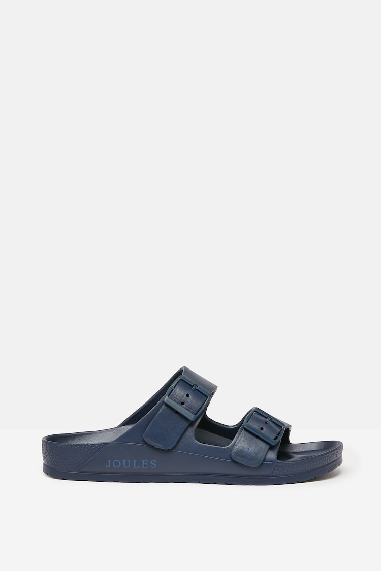 Joules Sunseeker Navy Blue EVA Rubber Sliders - Image 1 of 5