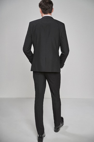 Buy Black Slim Fit Tuxedo Suit Jacket from the Next UK online shop
