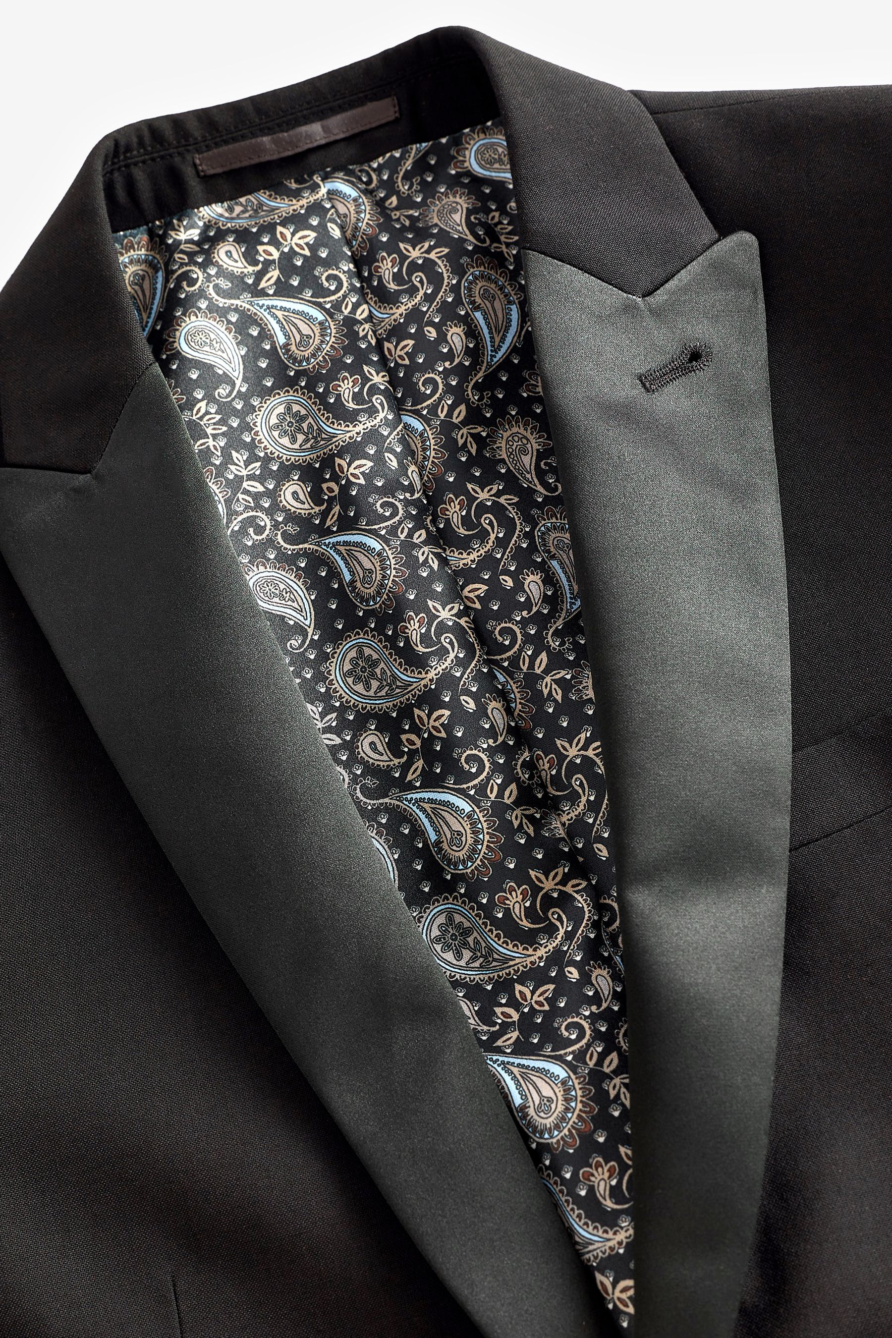 Silver and black suit outlet jacket